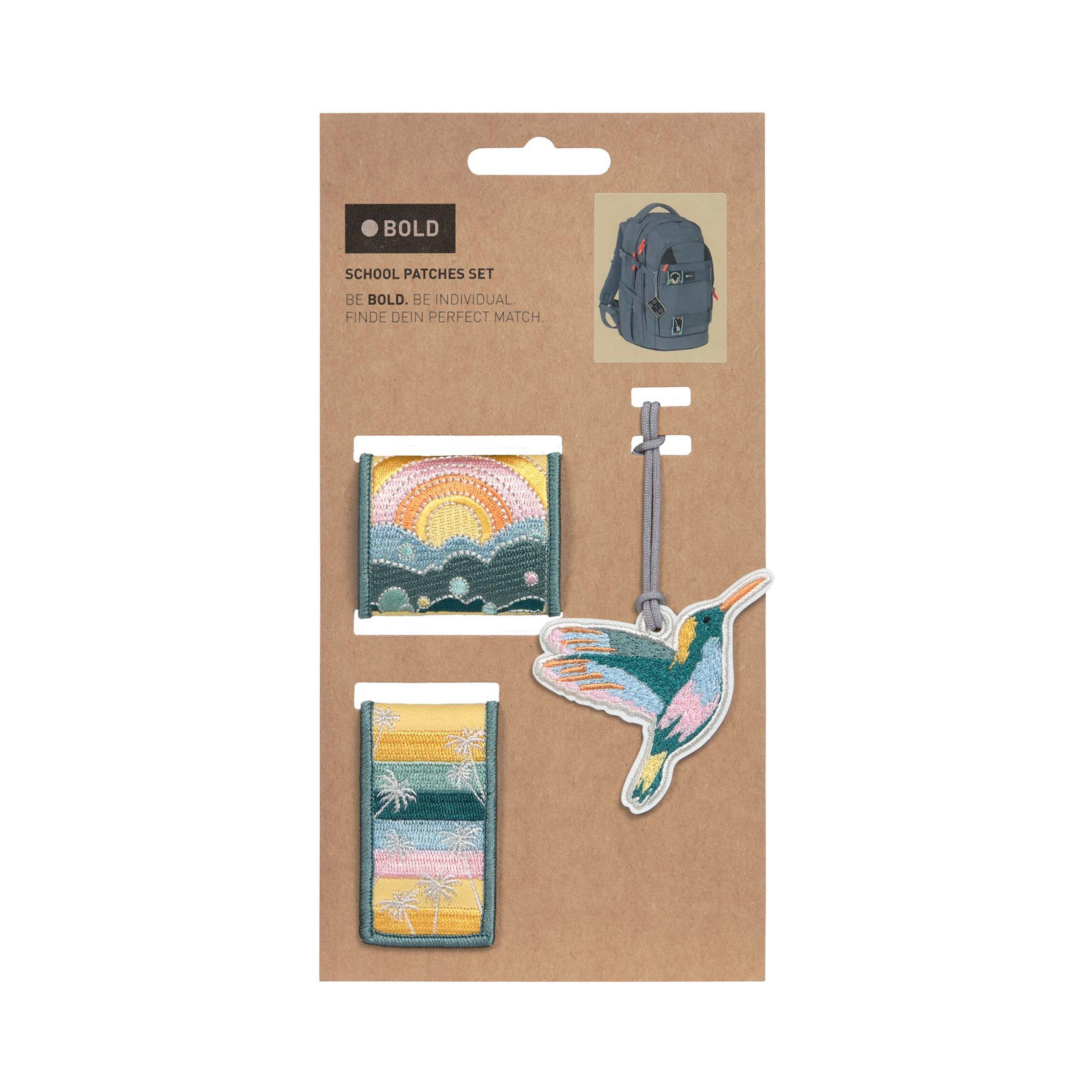 LASSIG BOLD Pendant with 2-Piece Match Patches - Paradise-girls-accessories-keyringsandbagcharms-image-3