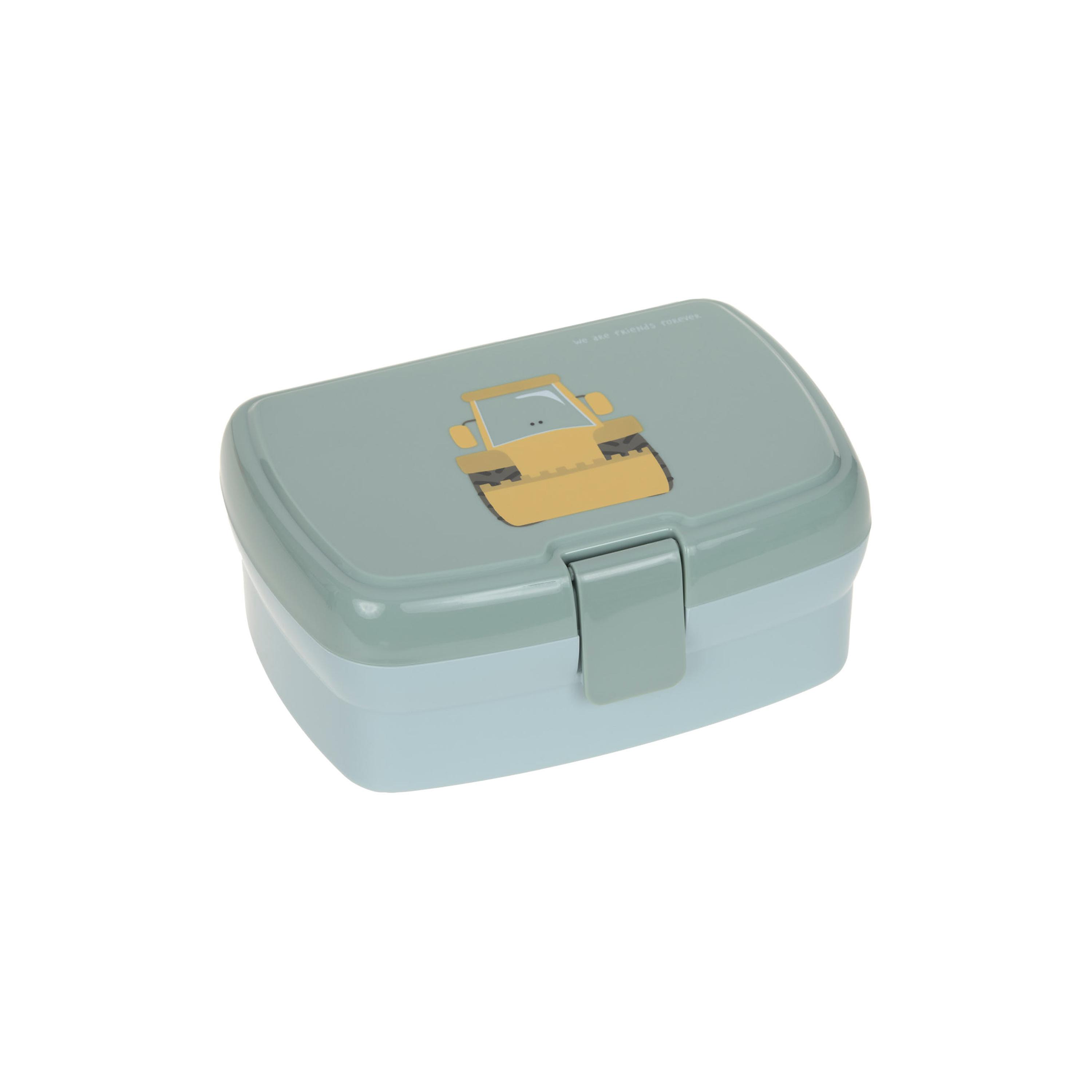 LASSIG Tiny Drivers Lunchbox with Drinking Bottle Set - Excavator-school-lunchessentials-sets-image-4