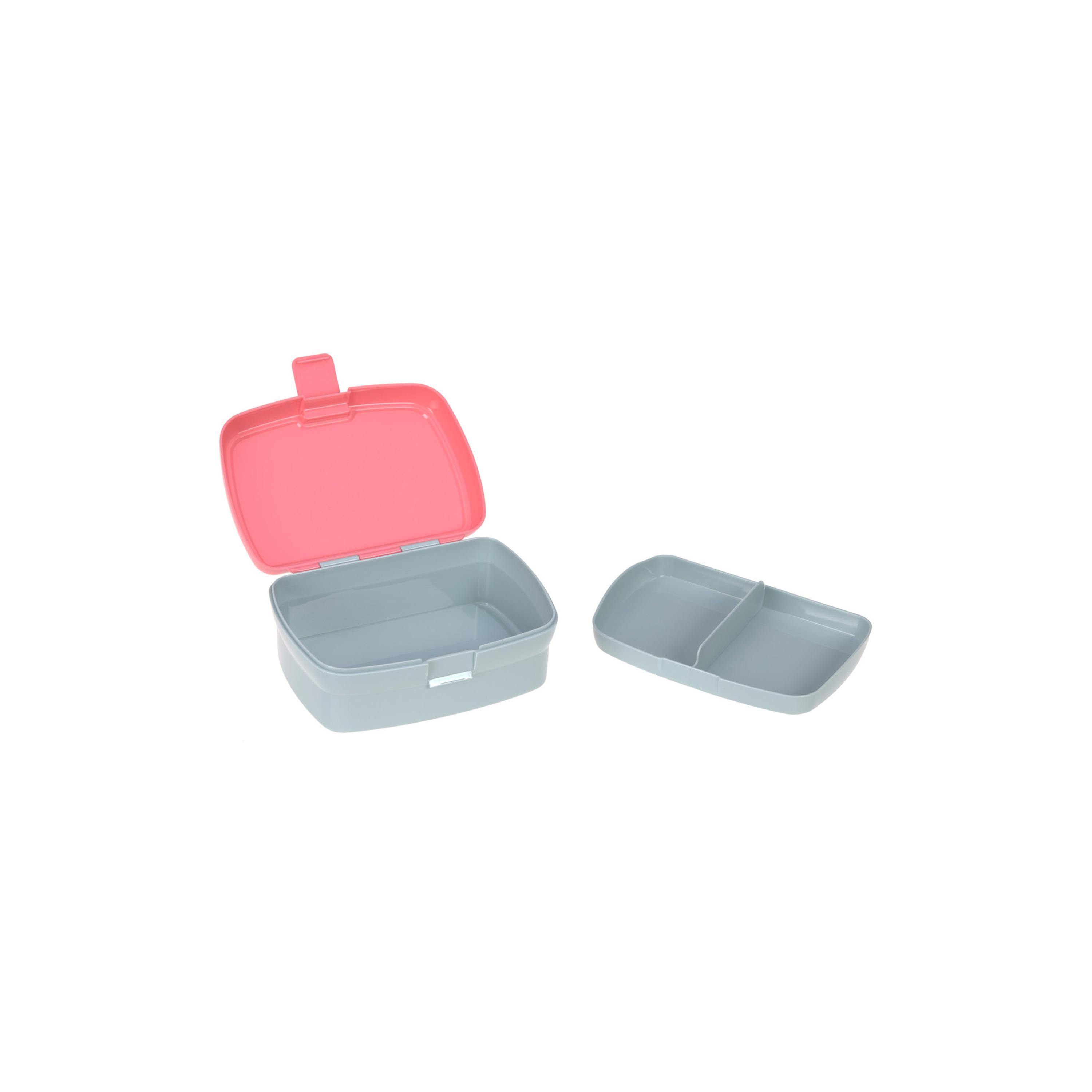 LASSIG About Friends Lunchbox with Drinking Bottle Set - Dino - Rose-school-lunchessentials-sets-image-2
