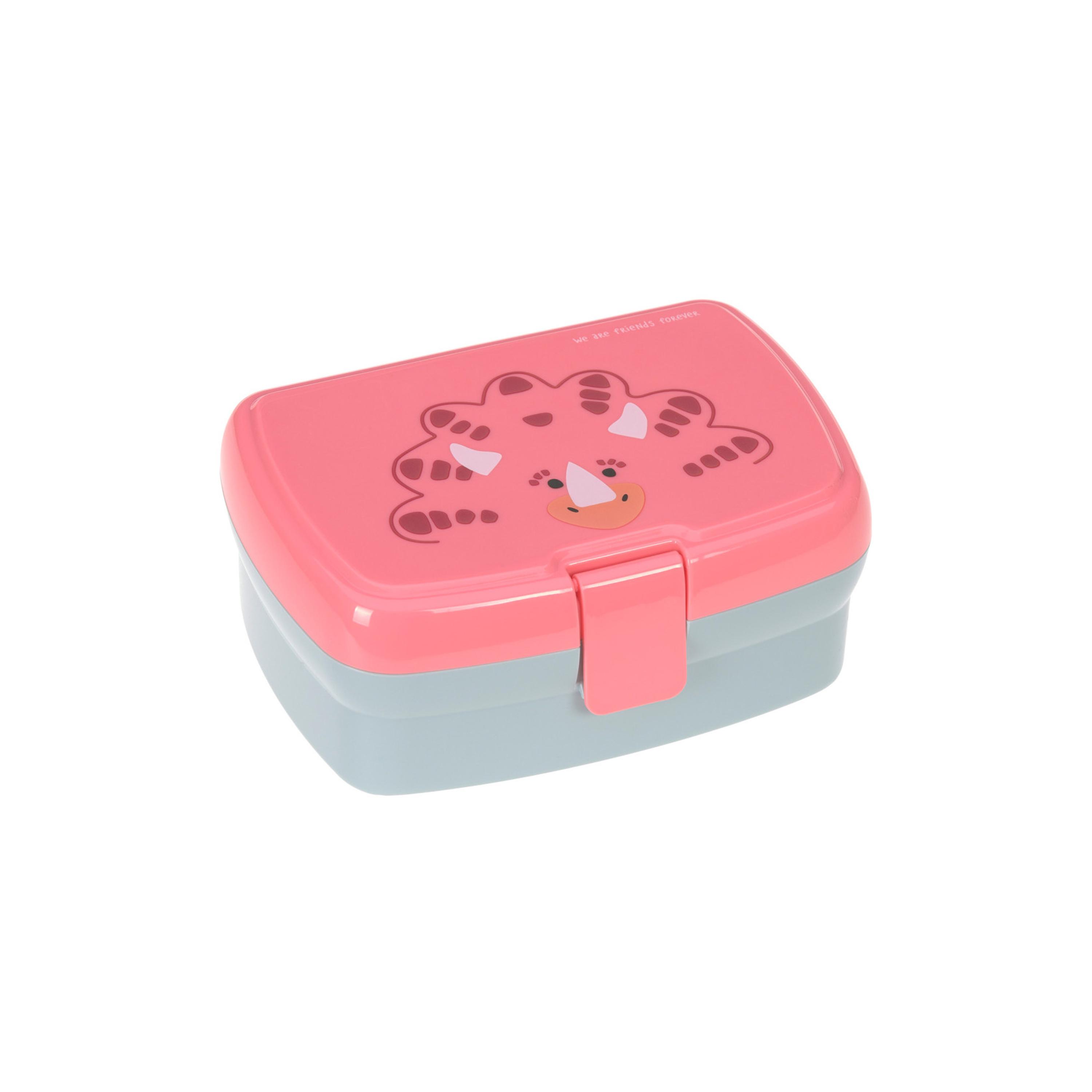 LASSIG About Friends Lunchbox with Drinking Bottle Set - Dino - Rose-school-lunchessentials-sets-image-4