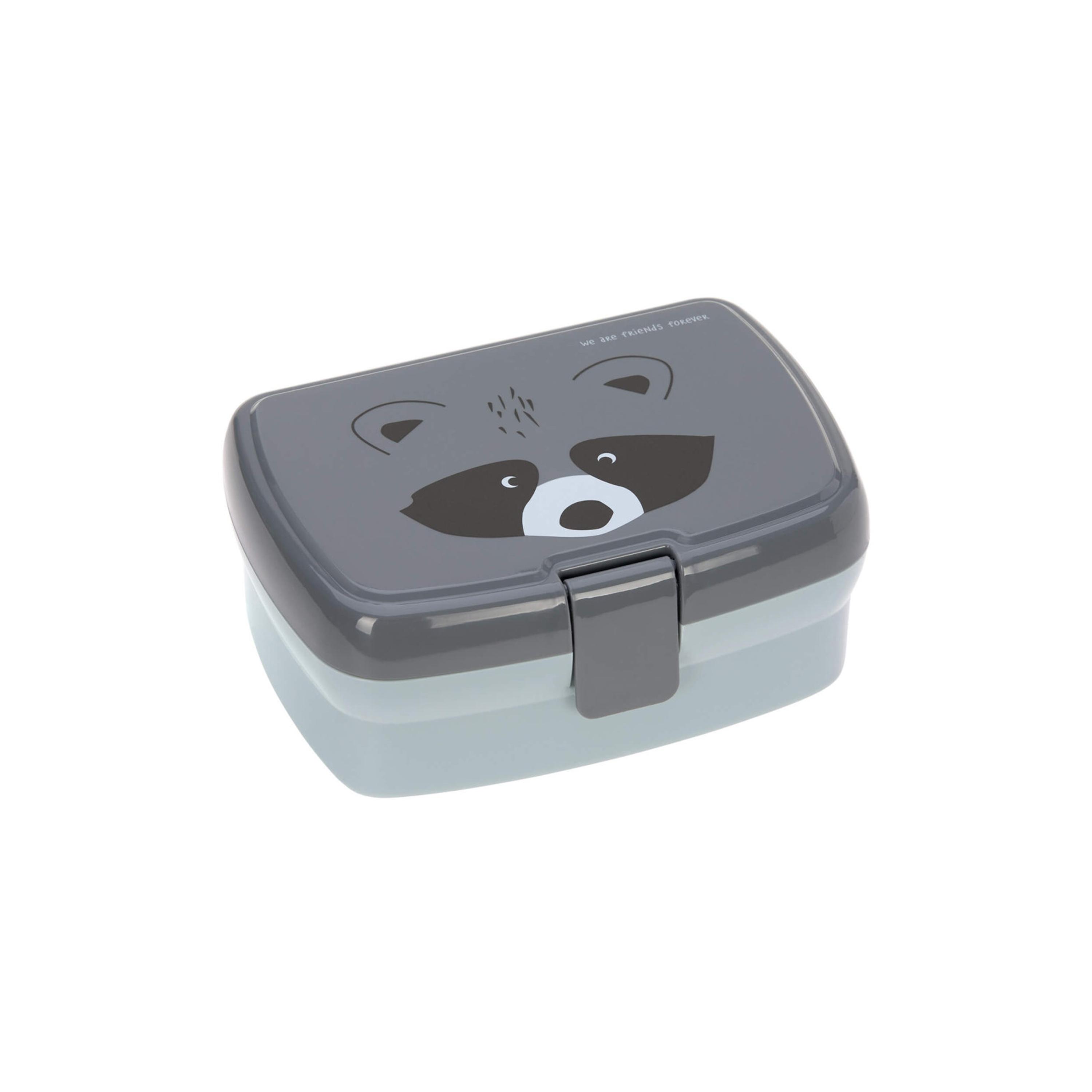 LASSIG About Friends Lunchbox with Drinking Bottle Set - Racoon-school-lunchessentials-sets-image-3