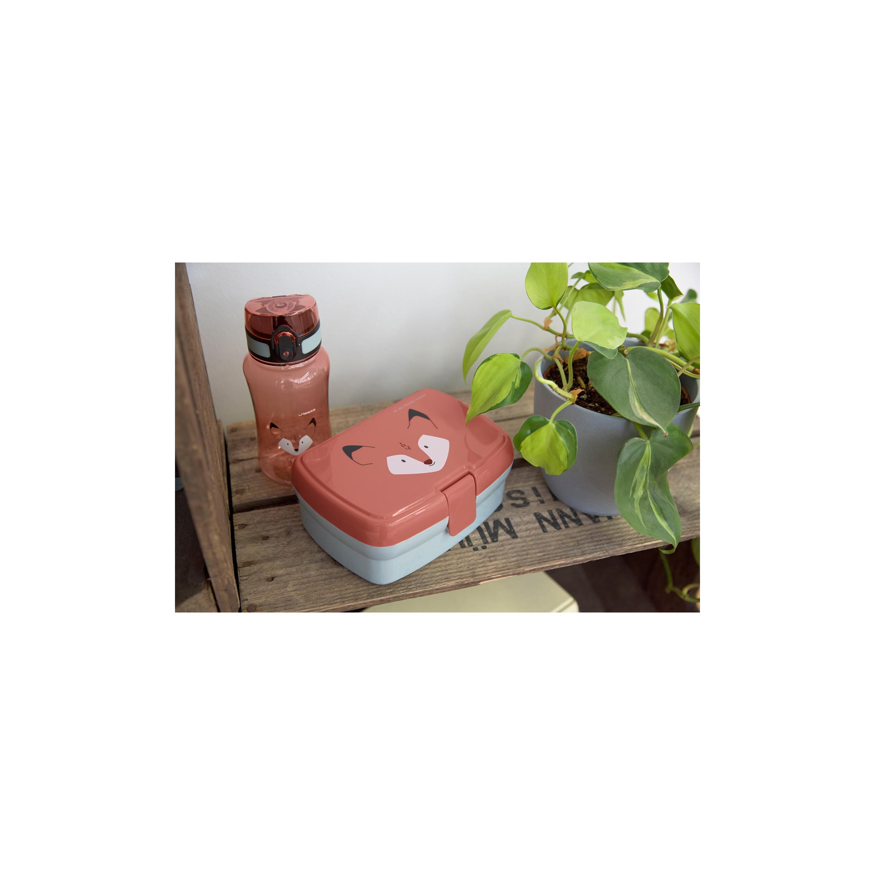 LASSIG About Friends Lunchbox with Drinking Bottle Set - Fox-school-lunchessentials-sets-image-9