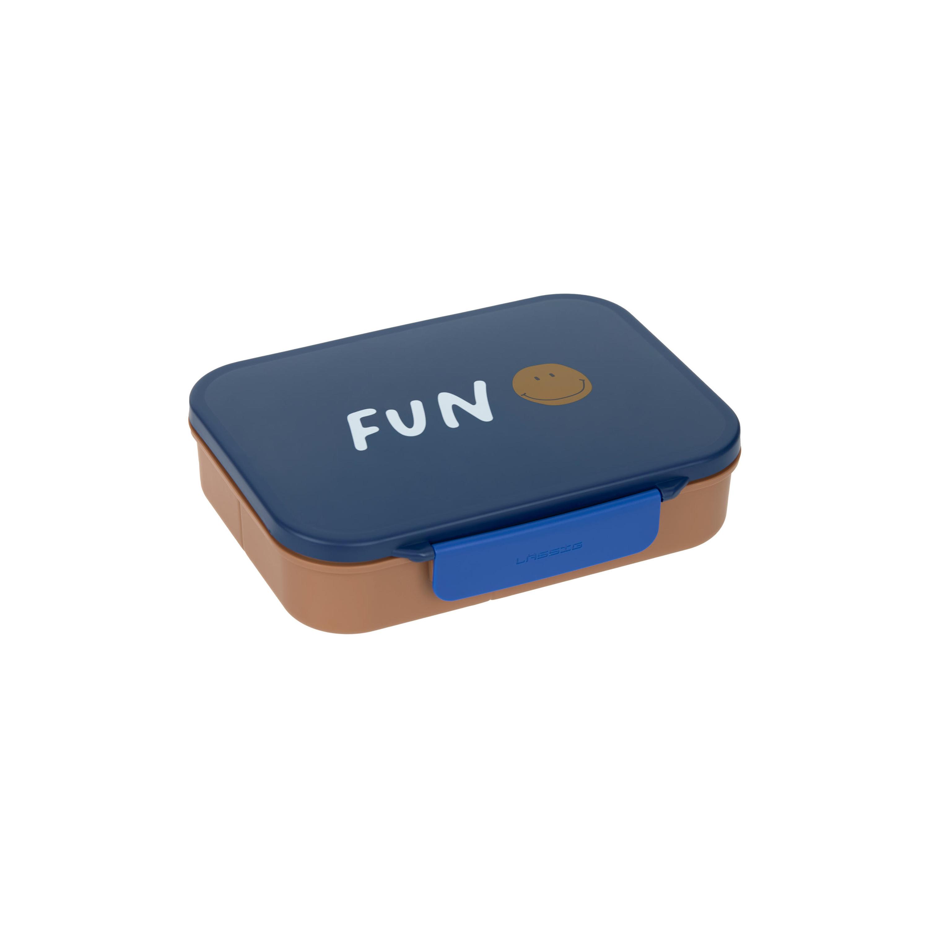 LASSIG Little Gang Bento Lunchbox - Smile - Navy-school-lunchessentials-lunchboxes-image-1