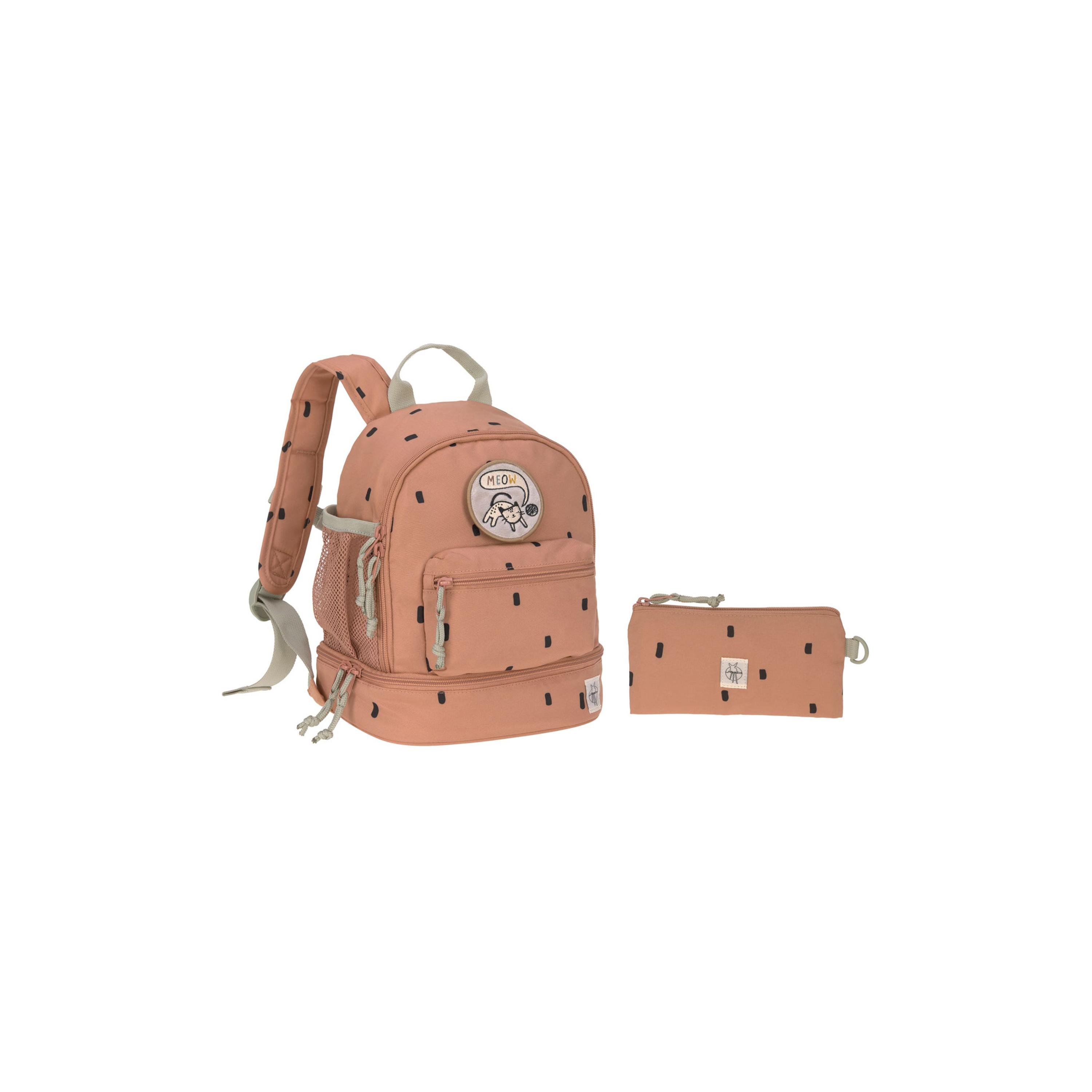 LASSIG Little Universe Soother Holder - Moon - Rust-baby-feeding-accessories-image-6