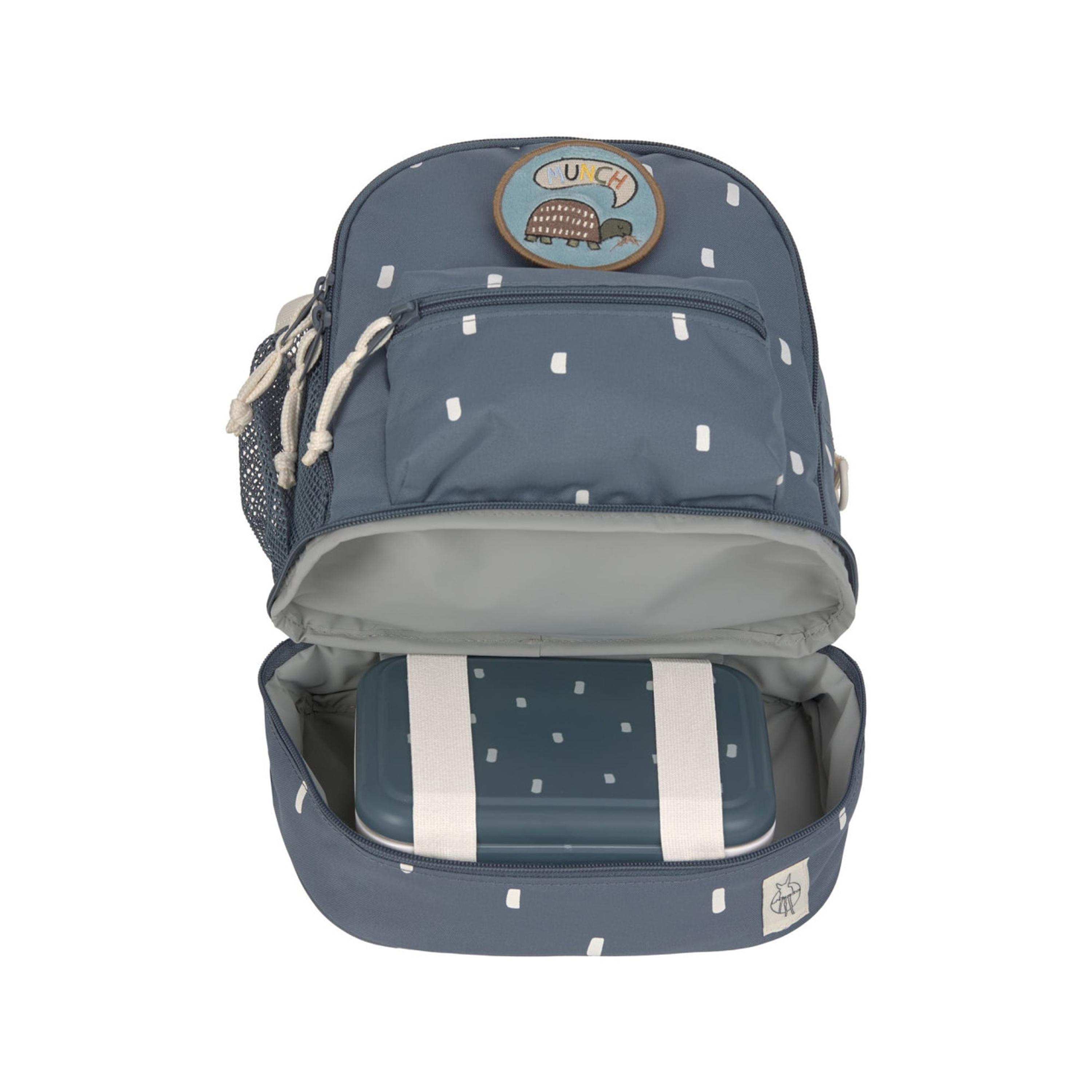 LASSIG Little Universe Soother Holder - Moon - Rust-baby-feeding-accessories-image-4