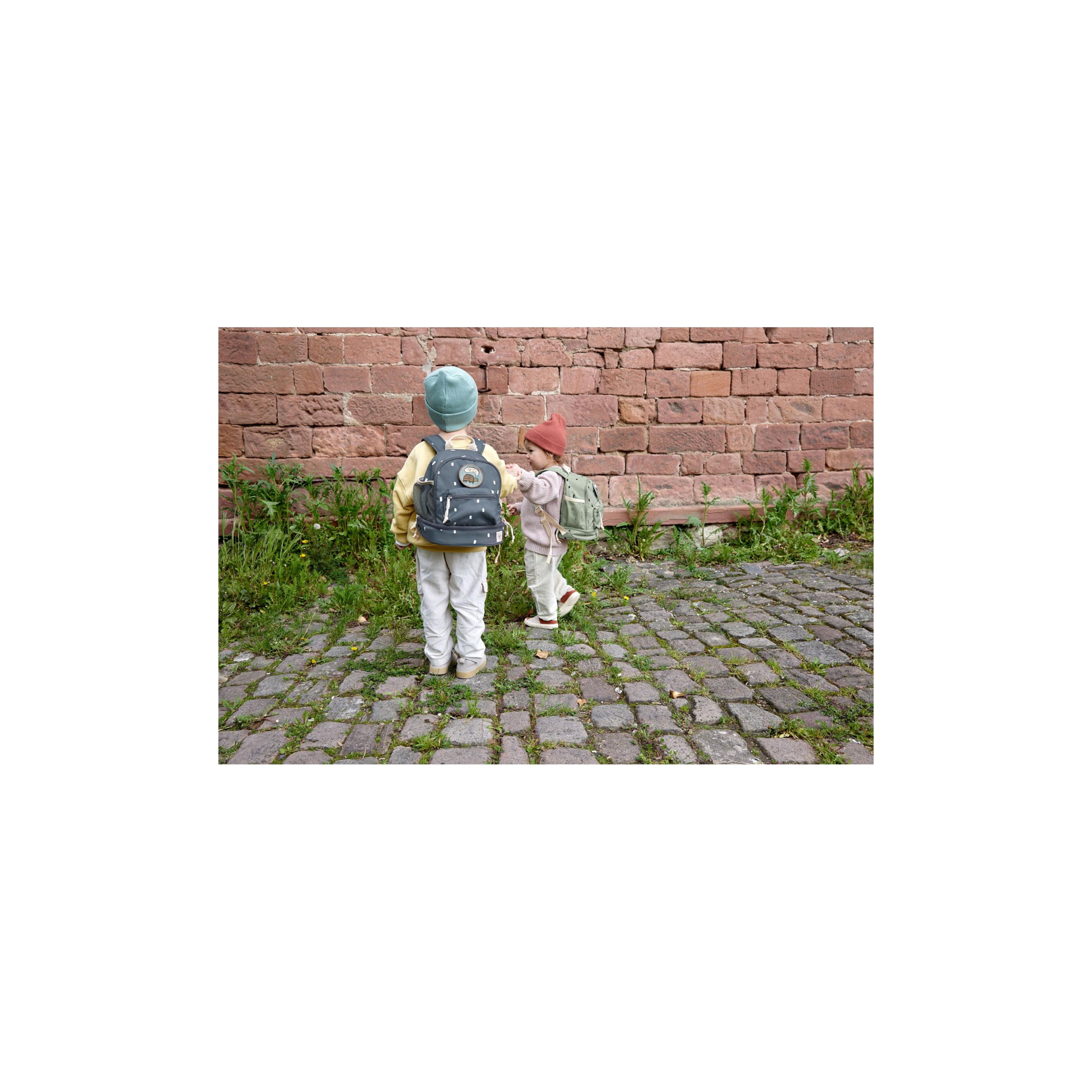 LASSIG Little Universe Soother Holder - Moon - Rust-baby-feeding-accessories-image-8
