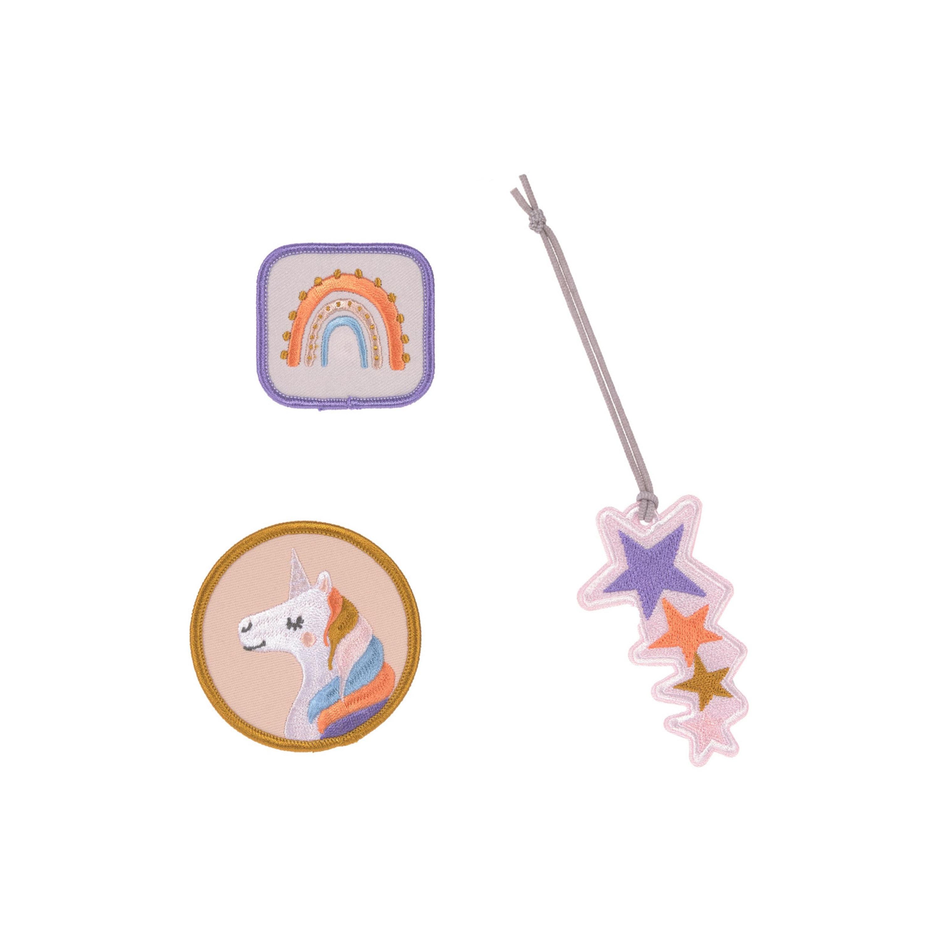 LASSIG BOLD Pendant with 2-Piece Match Patches - Unicorn-girls-accessories-keyringsandbagcharms-image-1