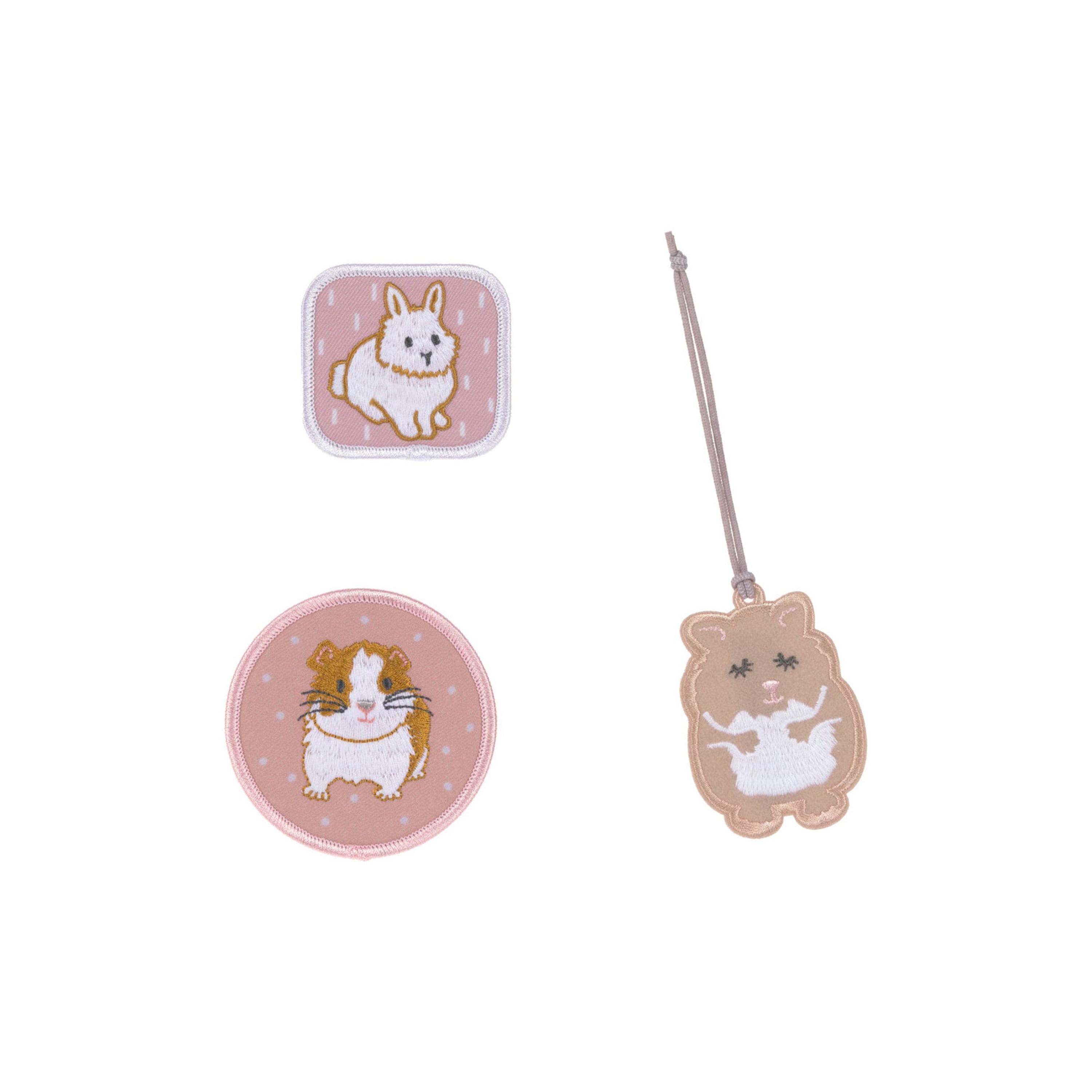 LASSIG BOLD Pendant with 2-Piece Match Patches - Cuddly Pet-girls-accessories-keyringsandbagcharms-image-1