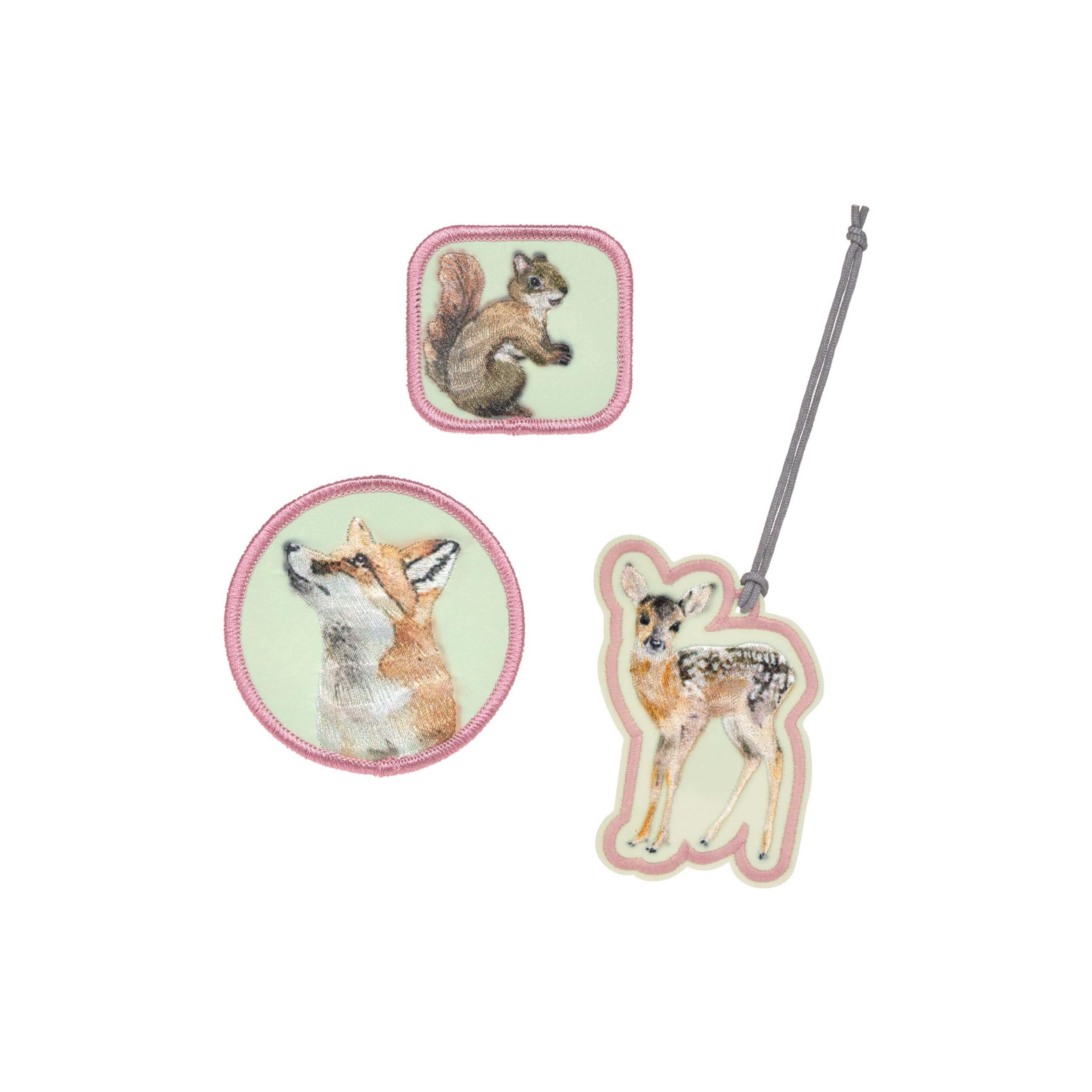 LASSIG Pendant with 2-Piece Patches Set - Forest-girls-accessories-keyringsandbagcharms-image-1