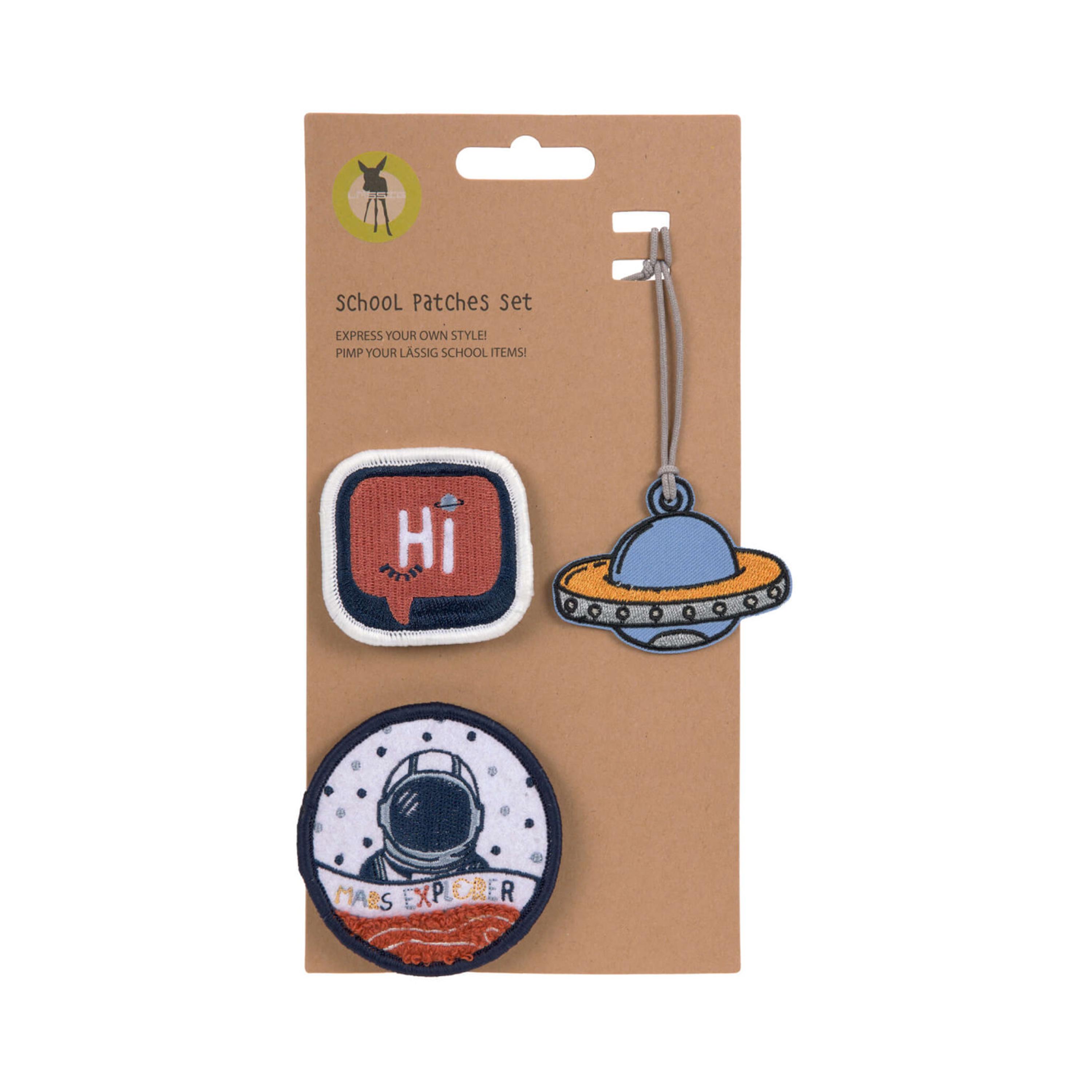 LASSIG Pendant with 2-Piece Patches Set - Space-girls-accessories-keyringsandbagcharms-image-7