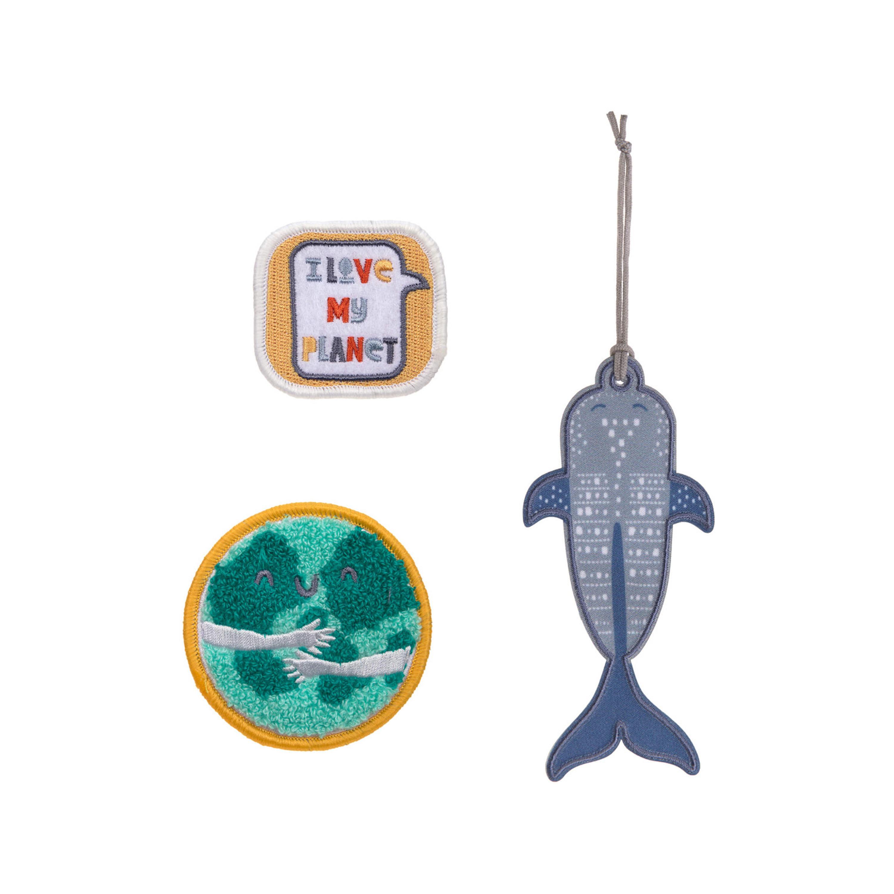 LASSIG Pendant with 2-Piece Patches Set - Planet-girls-accessories-keyringsandbagcharms-image-1