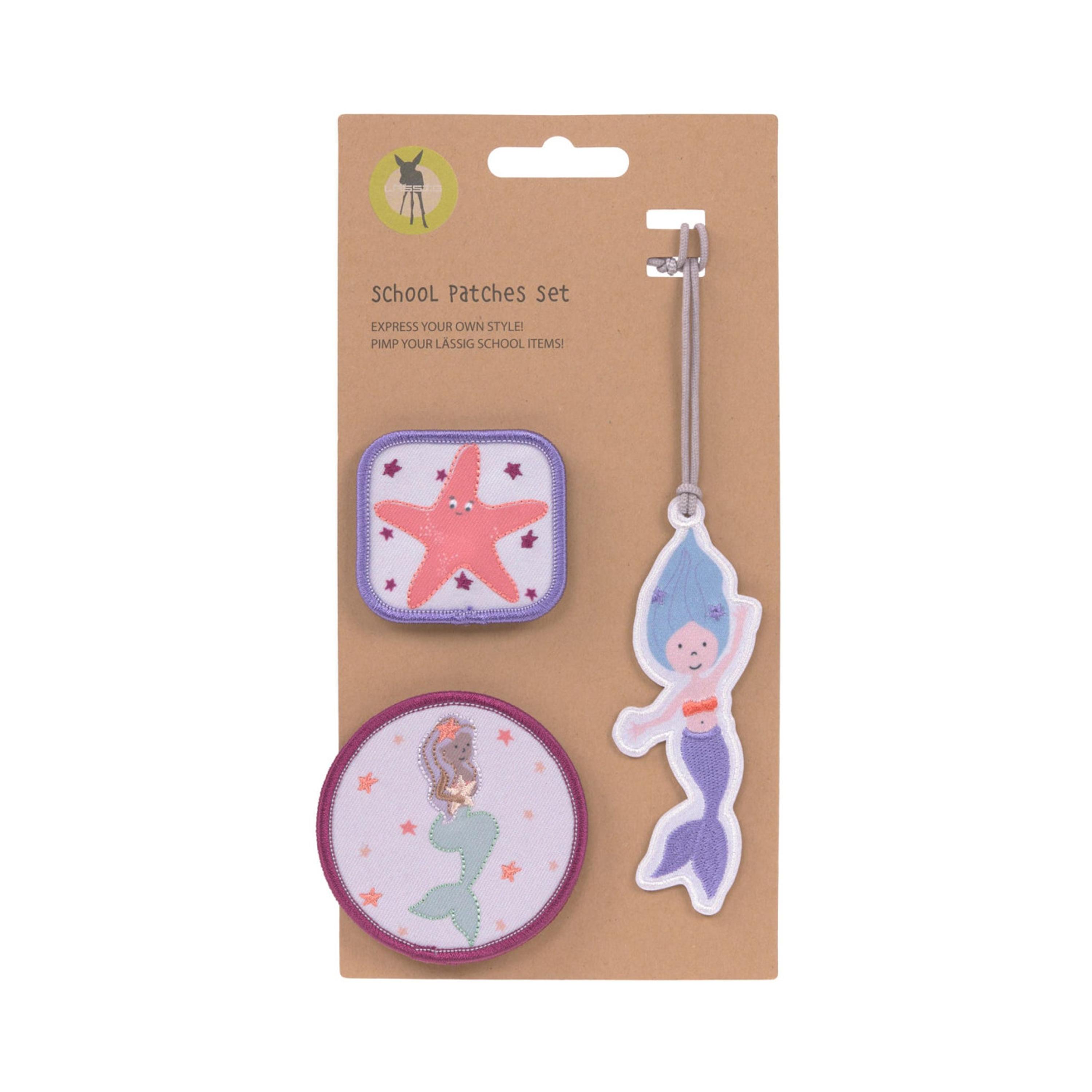 LASSIG Pendant with 2-Piece Patches Set - Mermaid-girls-accessories-keyringsandbagcharms-image-7