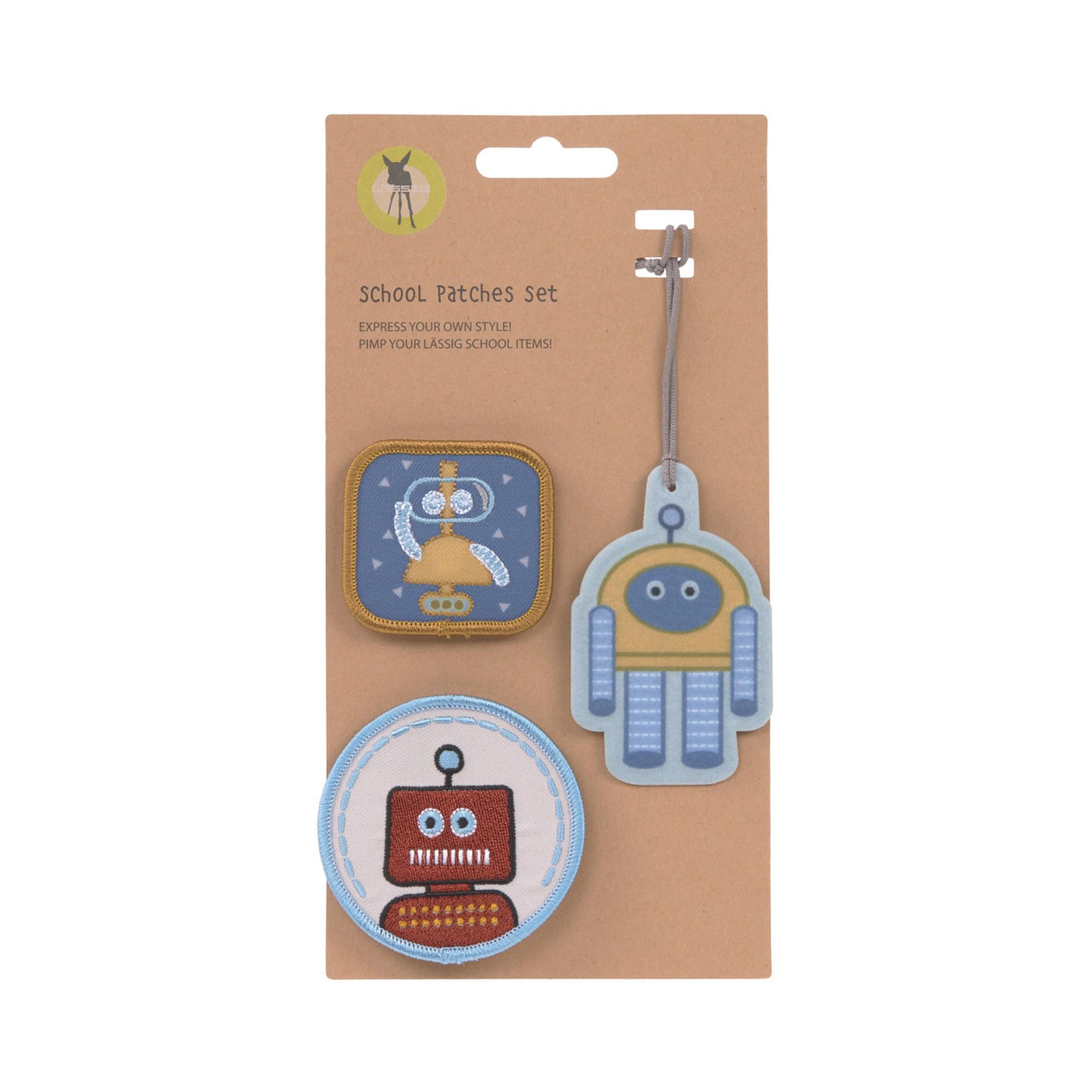 LASSIG Pendant with 2-Piece Patches Set - Robot-girls-accessories-keyringsandbagcharms-image-7