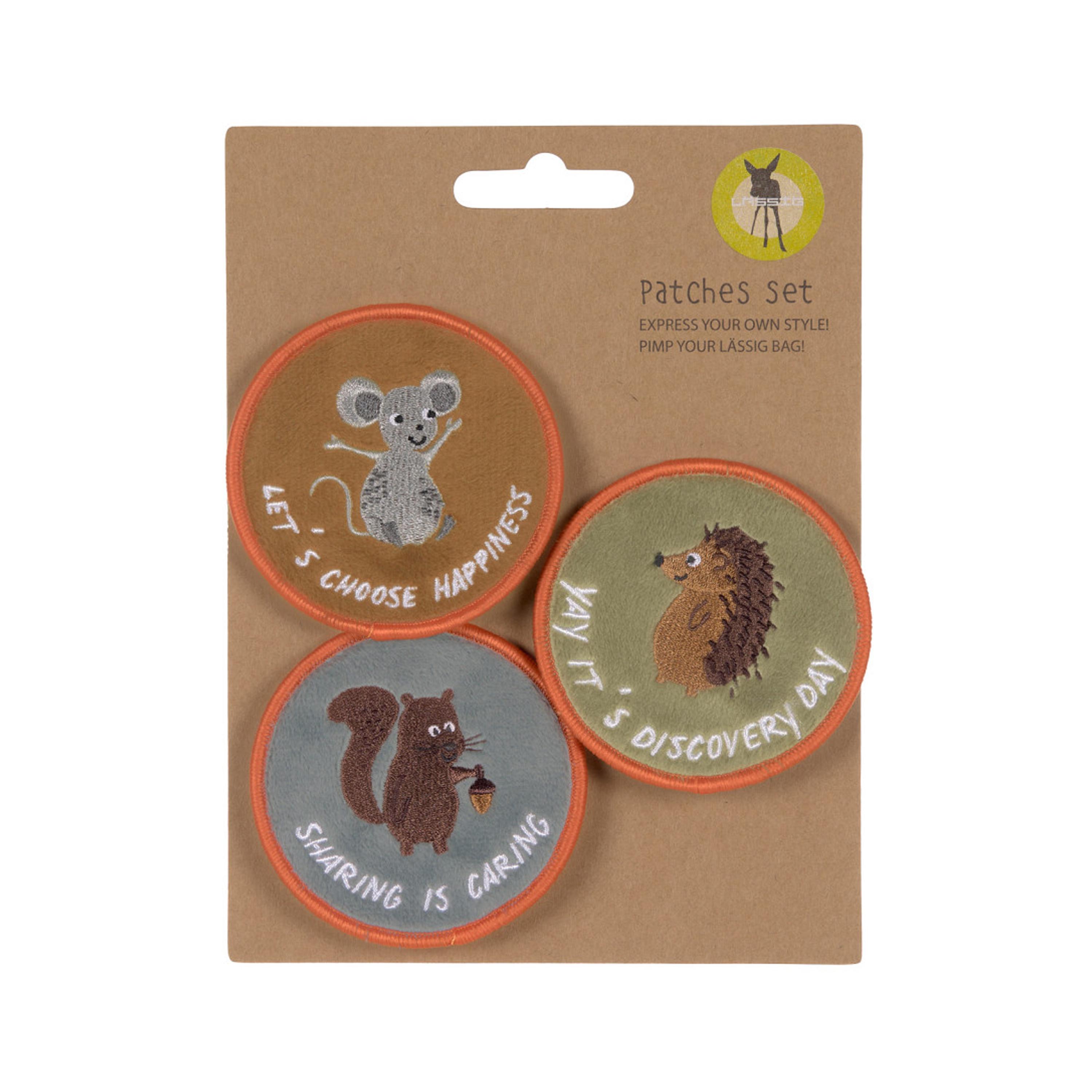 LASSIG 3-Piece Nature Printed Patches Set-girls-accessories-keyringsandbagcharms-image-5