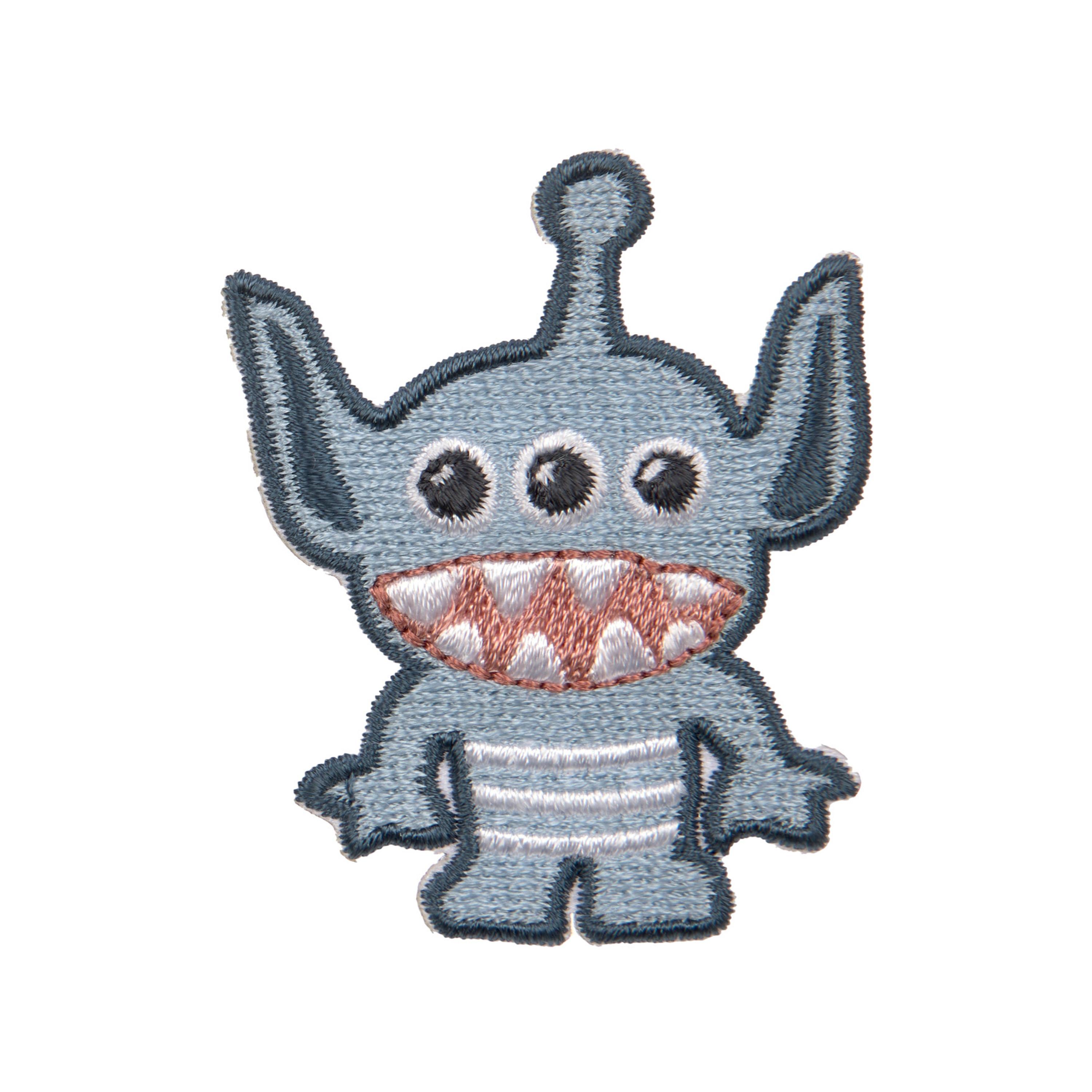 LASSIG 3-Piece Textile Woven Self-Adhesive Sticker Set - Monster-school-artsandcrafts-image-2