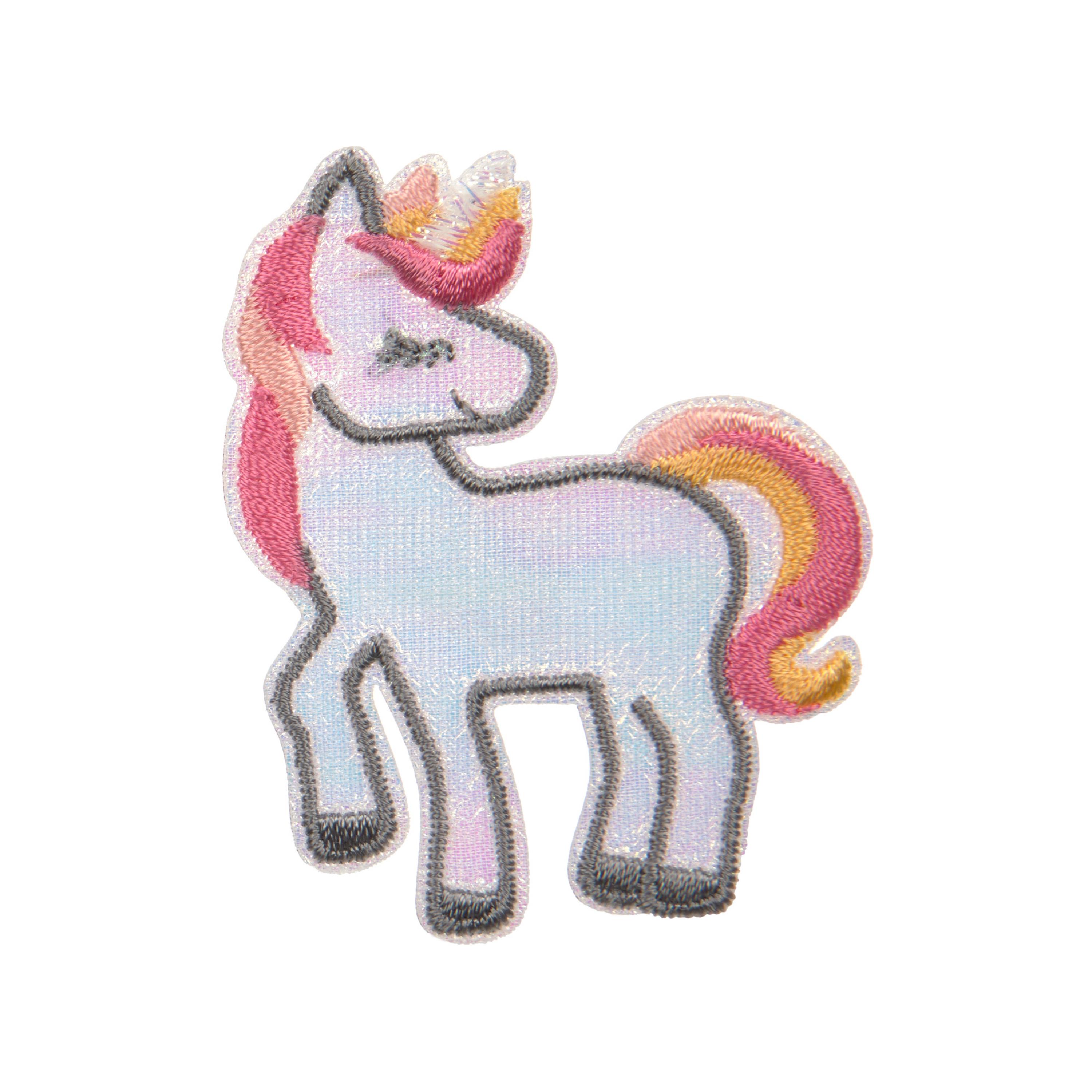 LASSIG 3-Piece Textile Woven Self-Adhesive Sticker Set - Unicorn-school-artsandcrafts-image-3