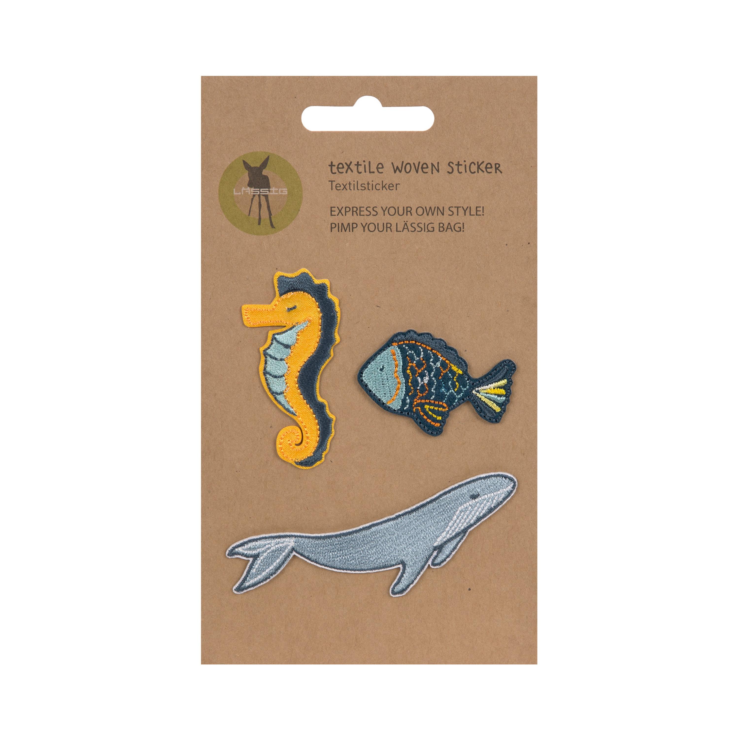 LASSIG 3-Piece Textile Woven Self-Adhesive Sticker Set - Sea-school-artsandcrafts-image-5