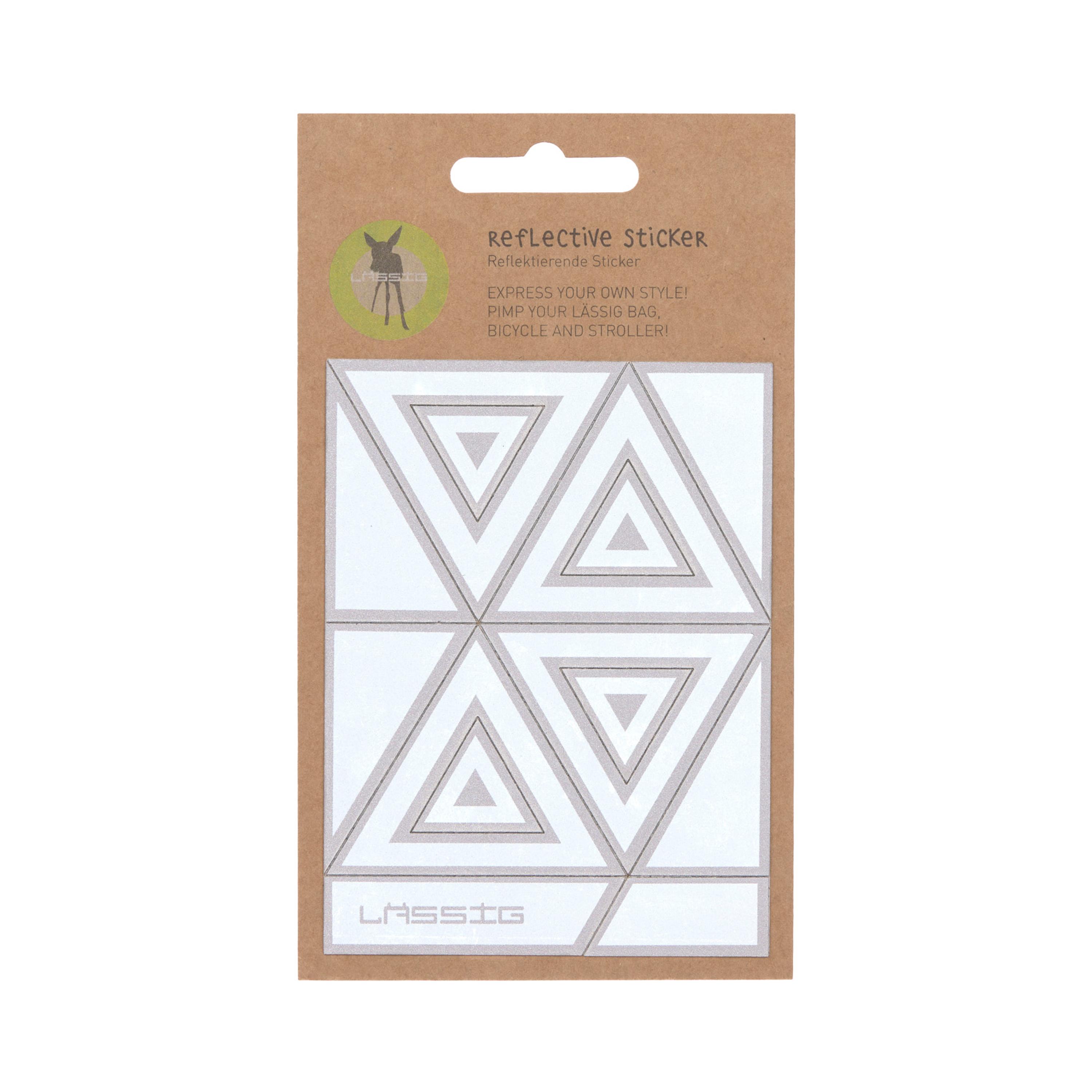 LASSIG 2-Piece Reflective Stickers - Triangle-school-artsandcrafts-image-1