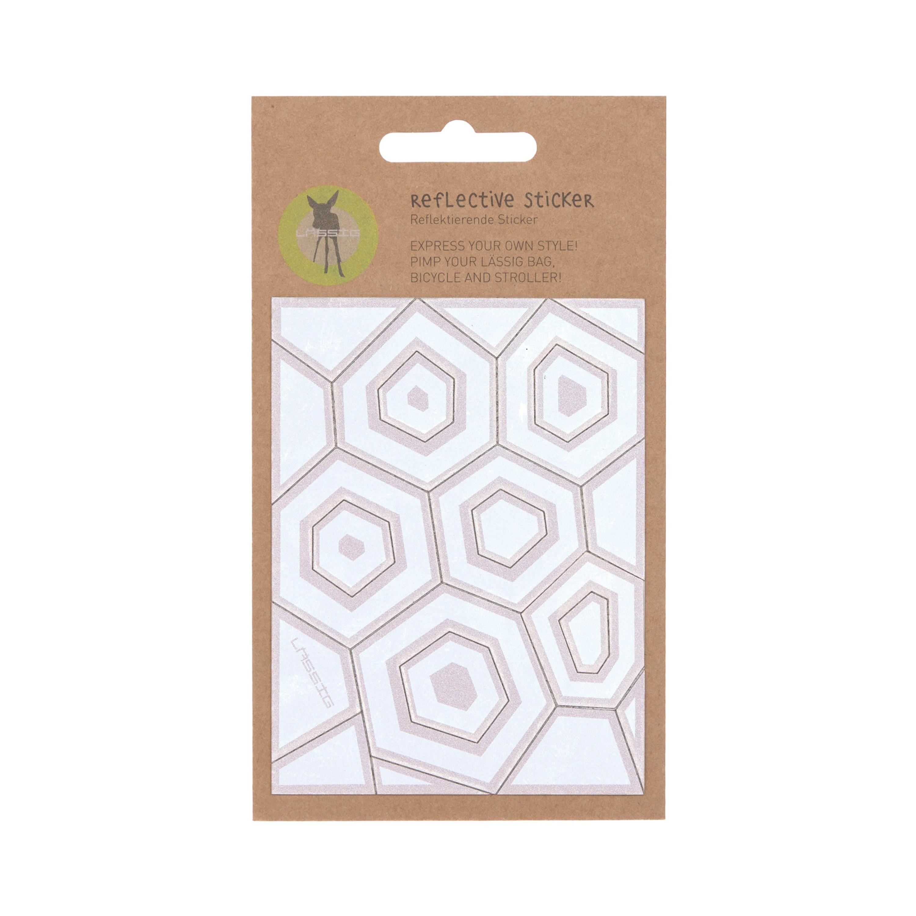 LASSIG 2-Piece Reflective Stickers - Hexagon-school-artsandcrafts-image-1