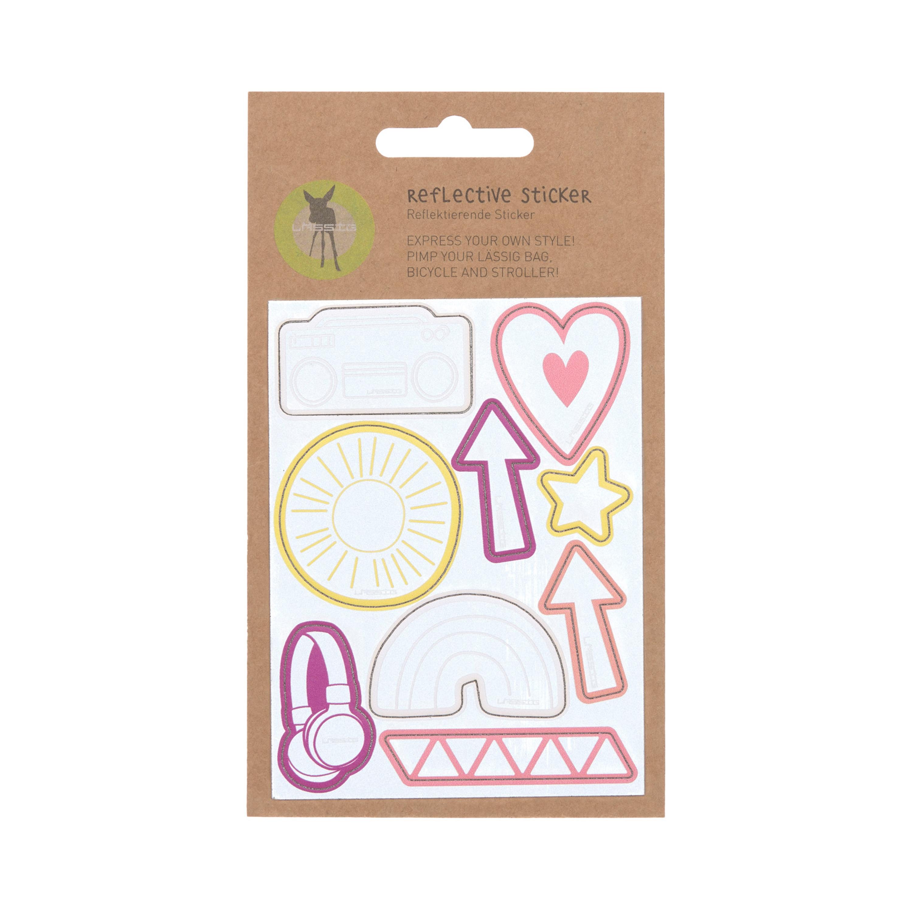 LASSIG 2-Piece Reflective Stickers - Rainbow-school-artsandcrafts-image-1