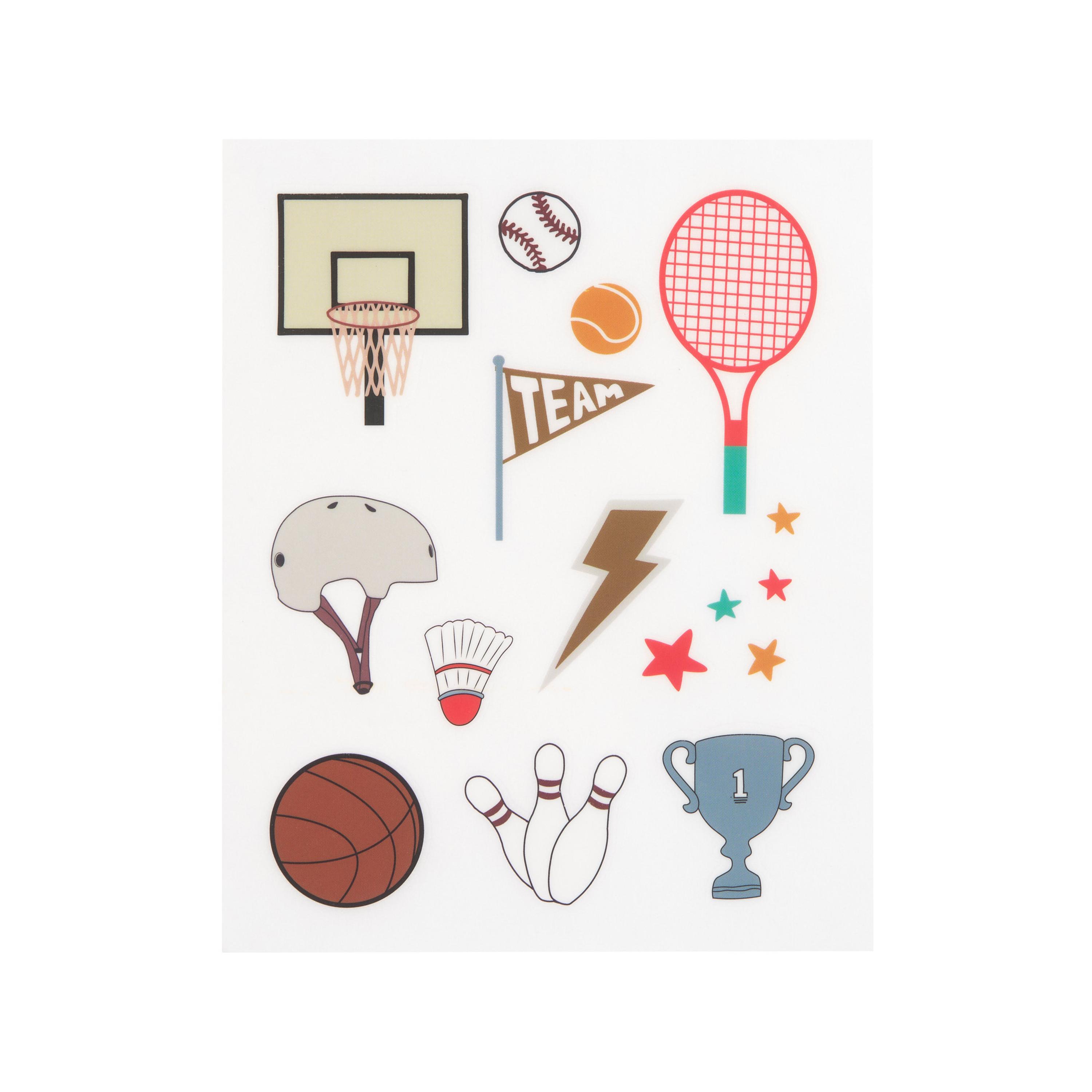 LASSIG 2-Piece Stickers - Rub On Sport-school-artsandcrafts-image-1