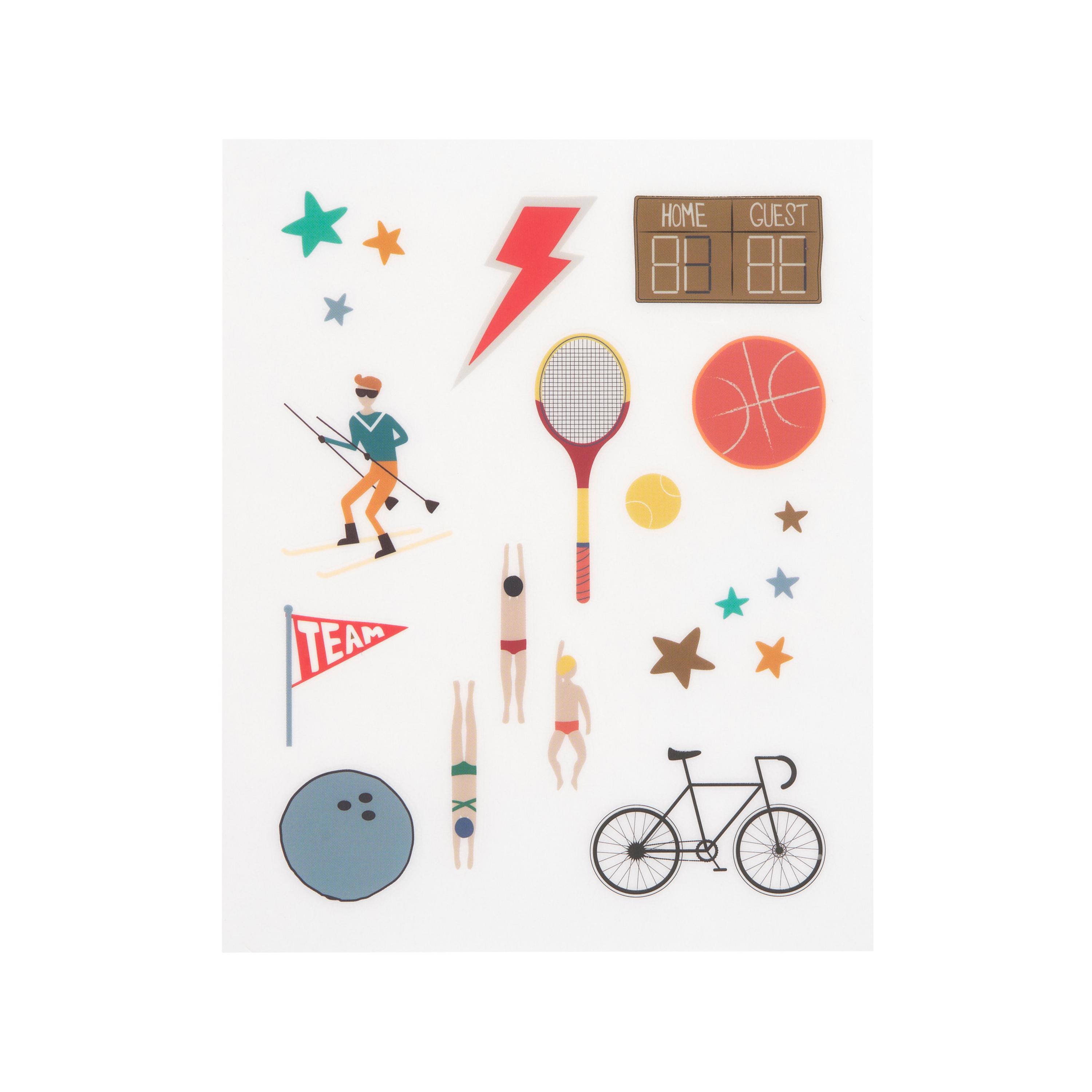 LASSIG 2-Piece Stickers - Rub On Sport-school-artsandcrafts-image-3