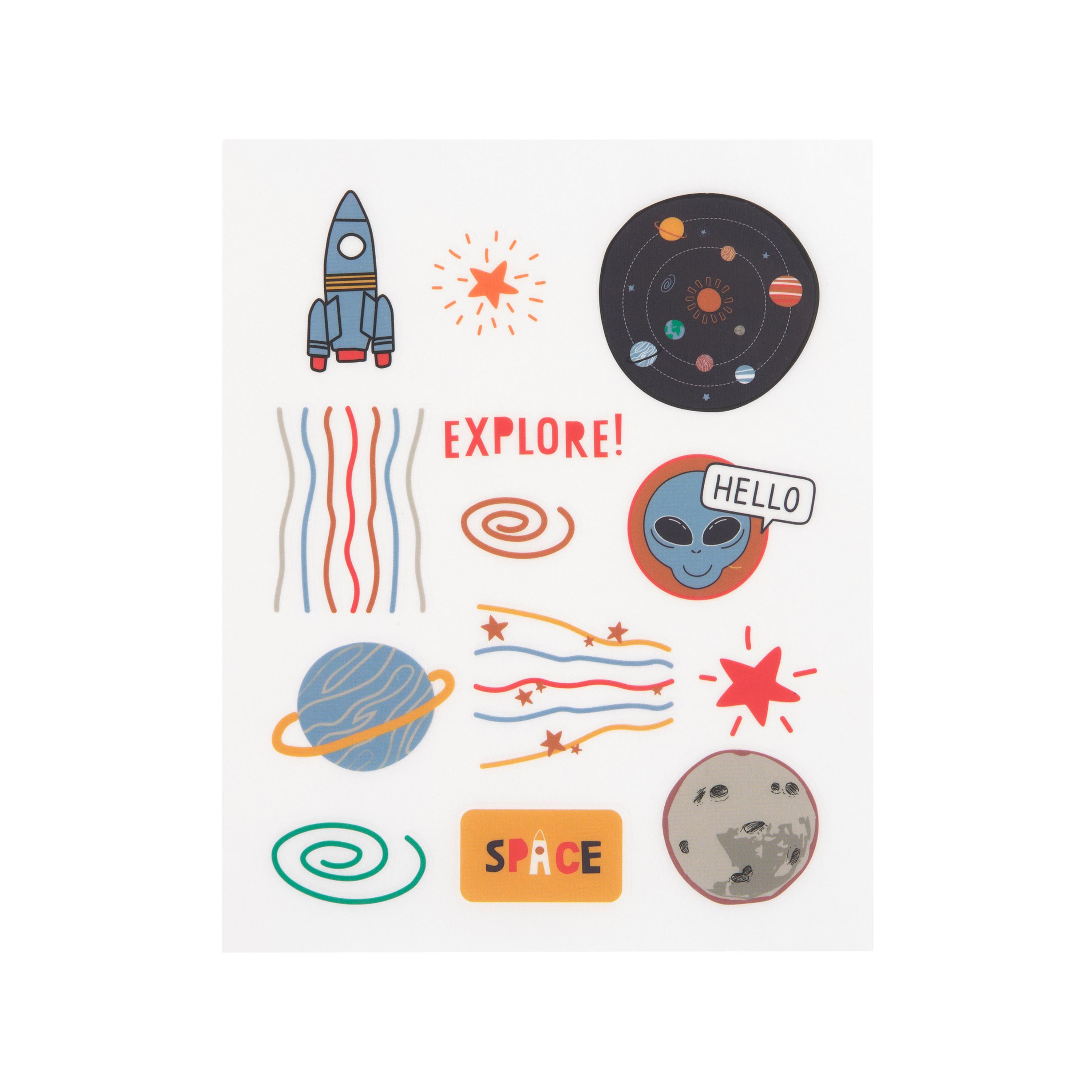 LASSIG 2-Piece Stickers - Rub On Space-school-artsandcrafts-image-1