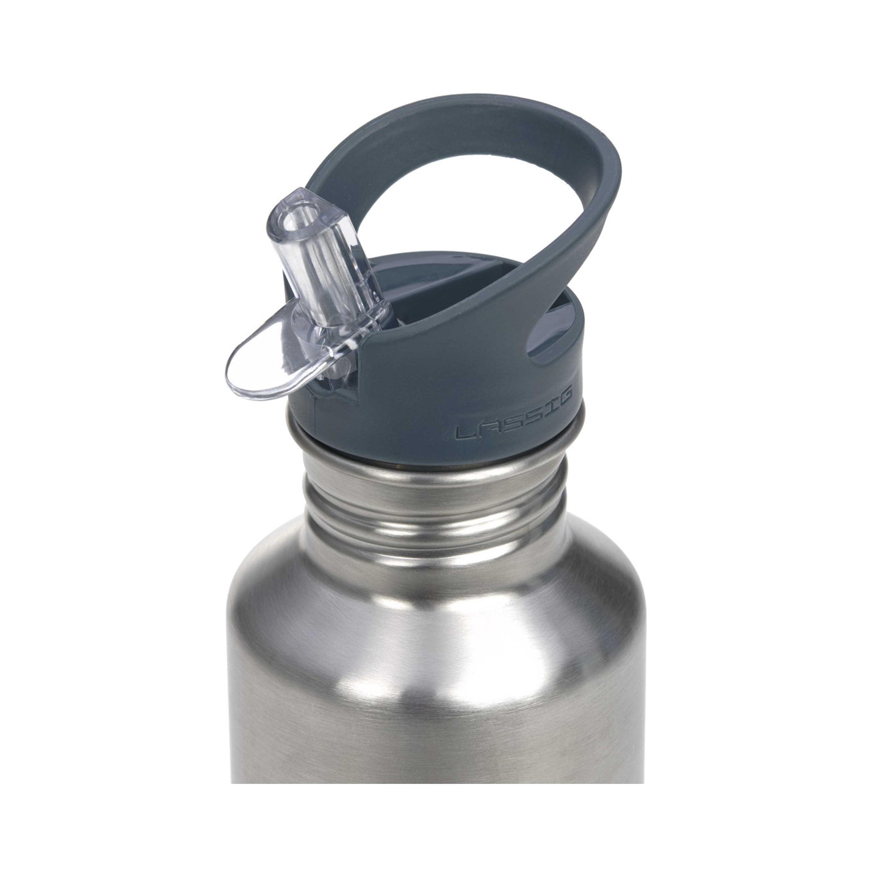 LASSIG Stainless Steel Drinking Bottle - Happy Printed- 500 ml-school-waterbottles-image-3