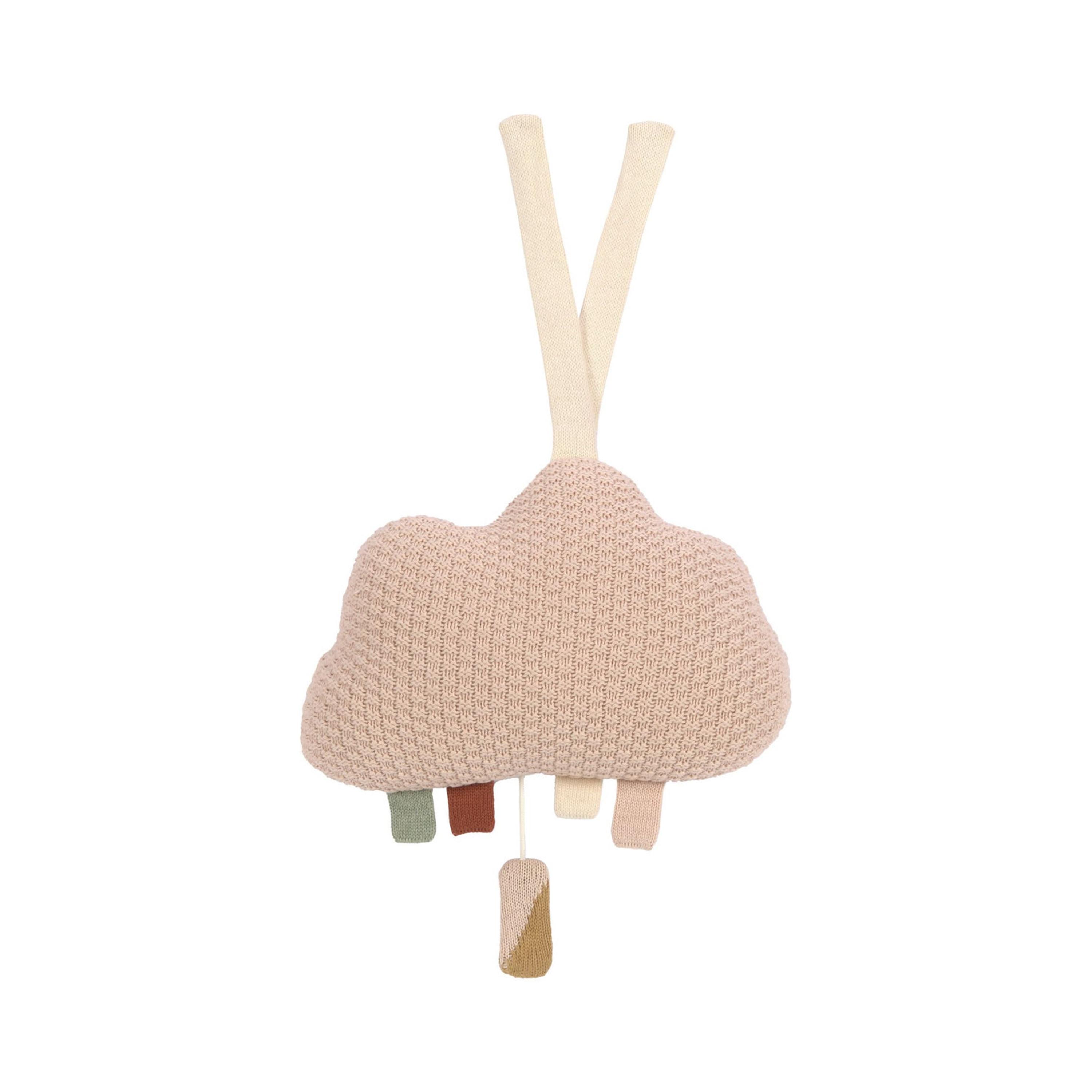 LASSIG Little Universe Knitted Musical Cloud - Pink-toys-babyandtoddlertoys-lightsandmusicaltoys-image-1