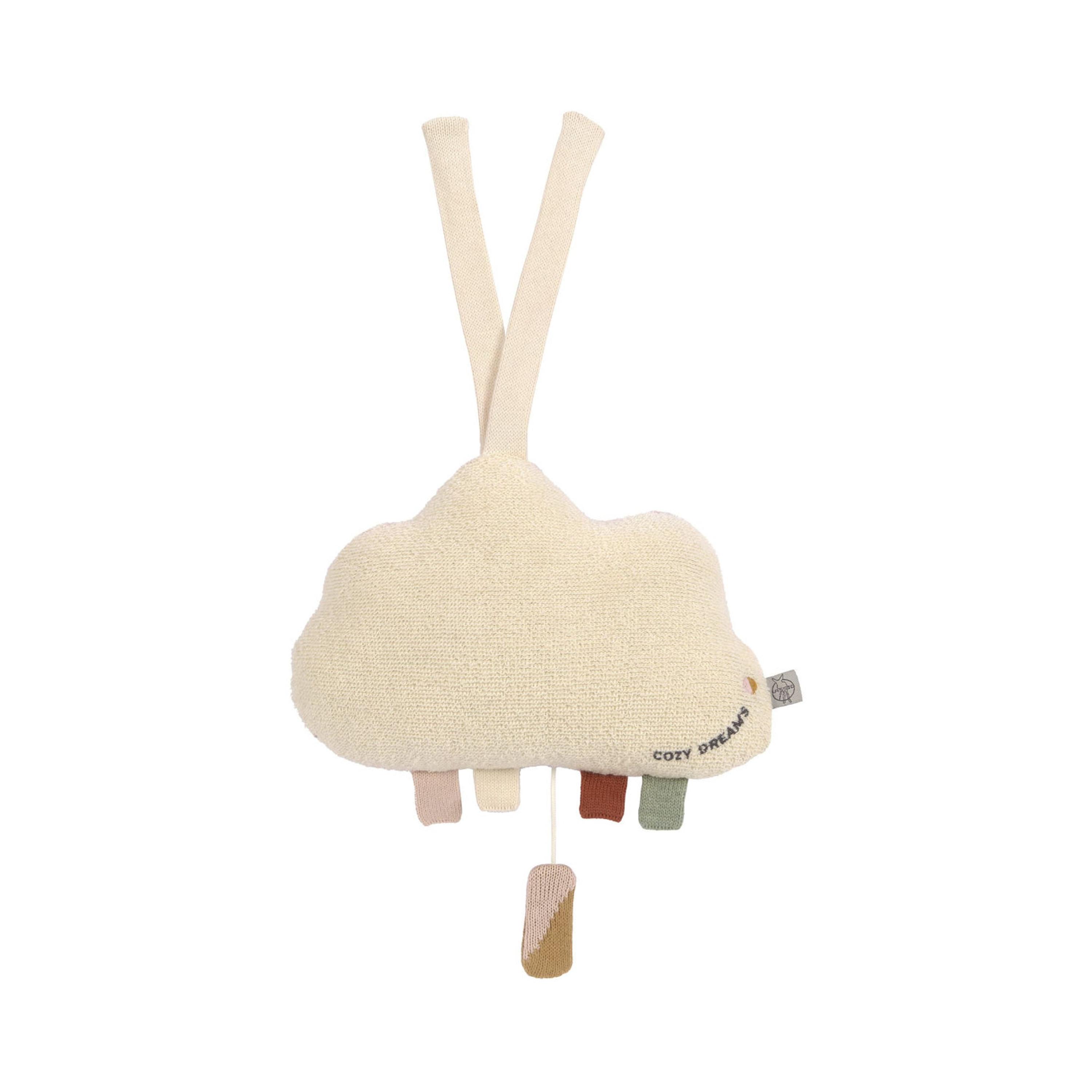 LASSIG Little Universe Knitted Musical Cloud - Pink-toys-babyandtoddlertoys-lightsandmusicaltoys-image-2