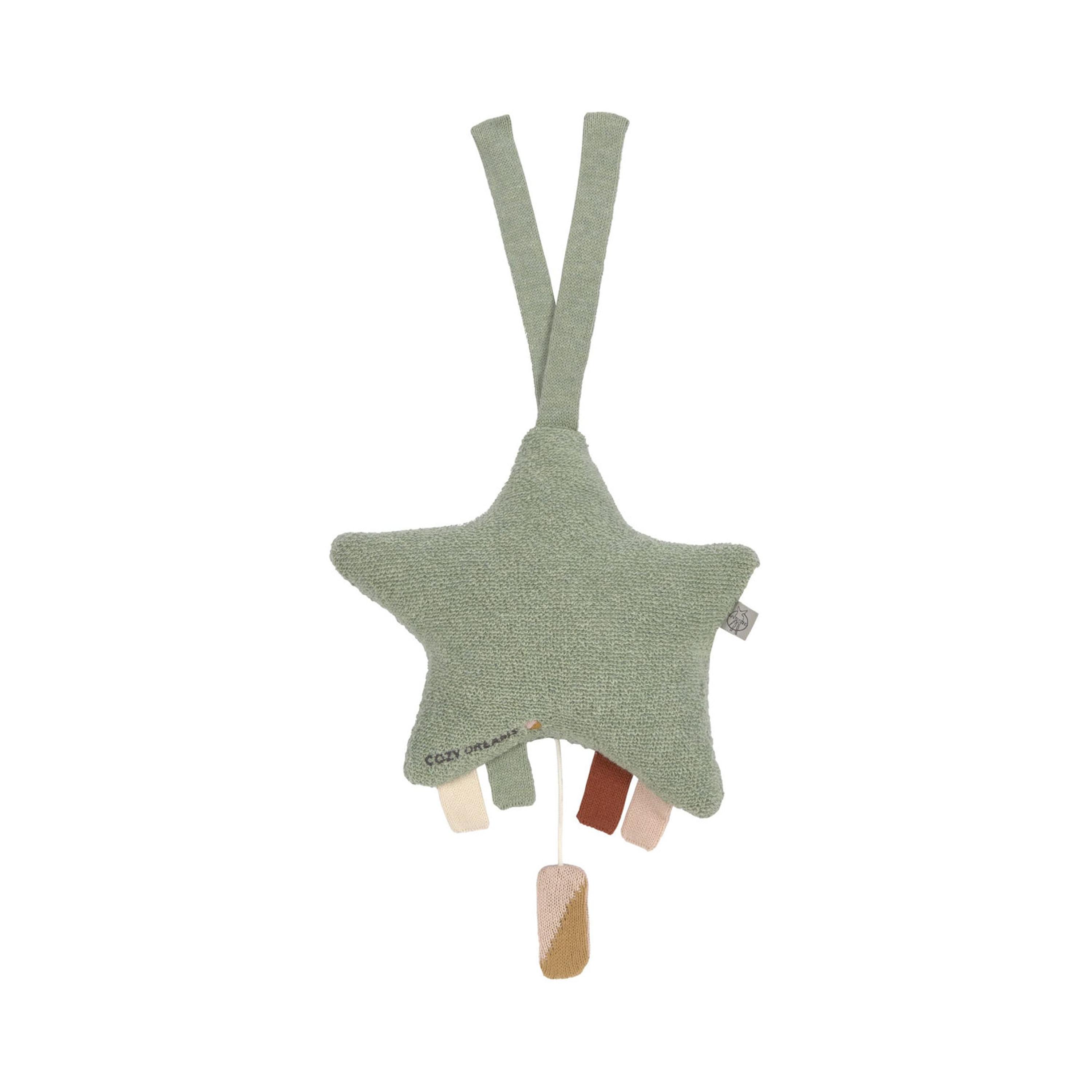 LASSIG Little Universe Knitted Musical Cloud - Green-toys-babyandtoddlertoys-lightsandmusicaltoys-image-2
