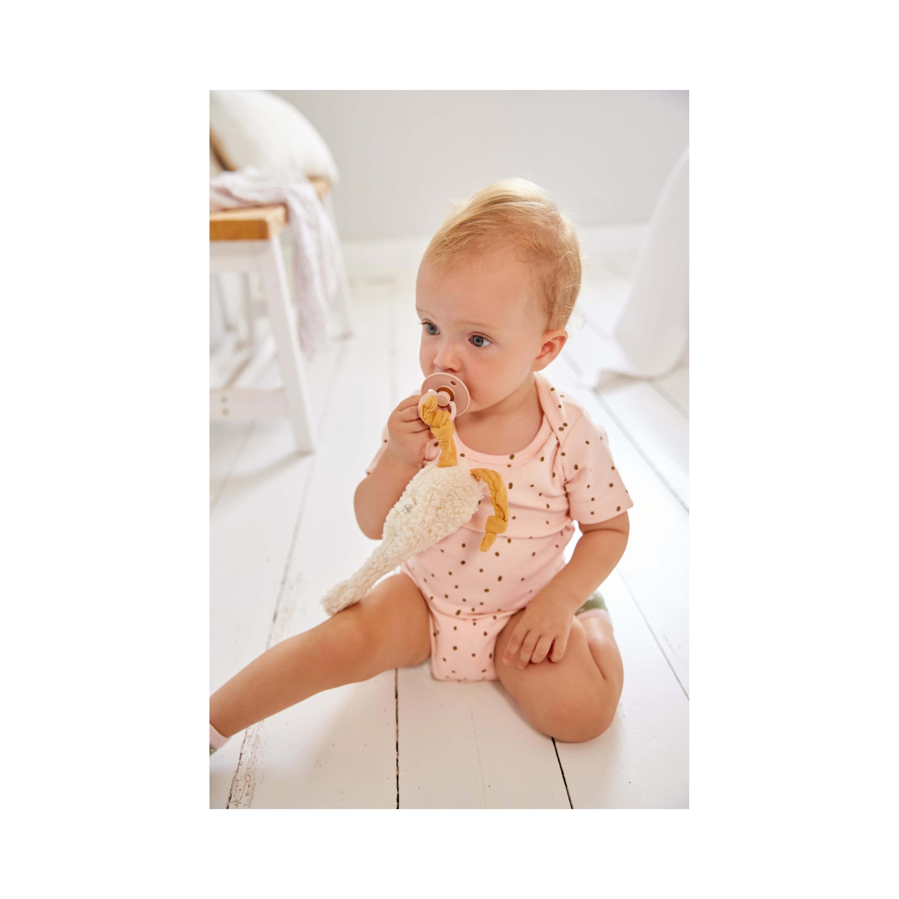 LASSIG Gots Play & Explore Knitted Baby Comforter - Tiny Farmer Goose-toys-plushsofttoys-animals-image-3