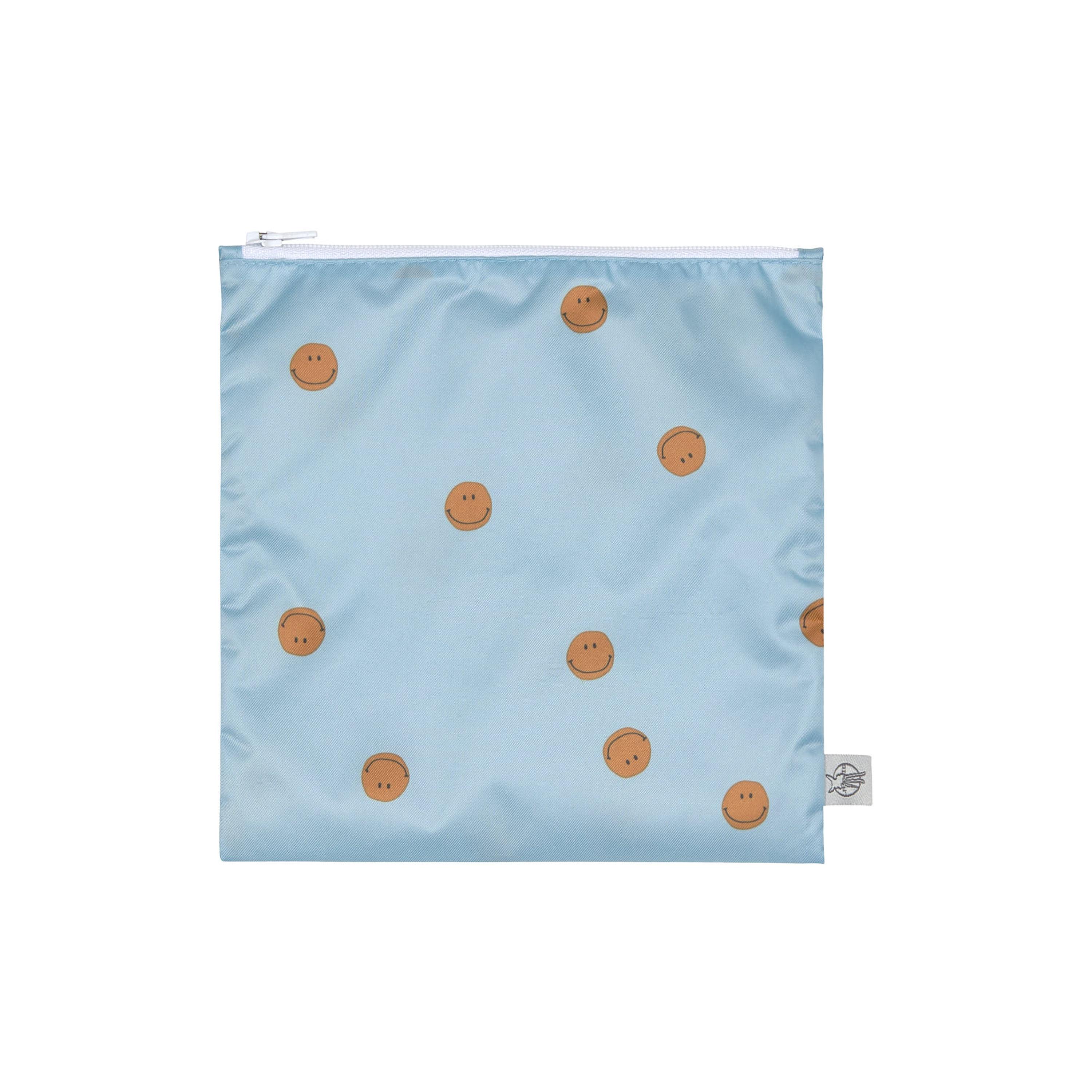LASSIG 2-Piece Happy Rascals Snack Bags - Smile - Sky Blue-baby-feeding-mealtimeessentials-image-2