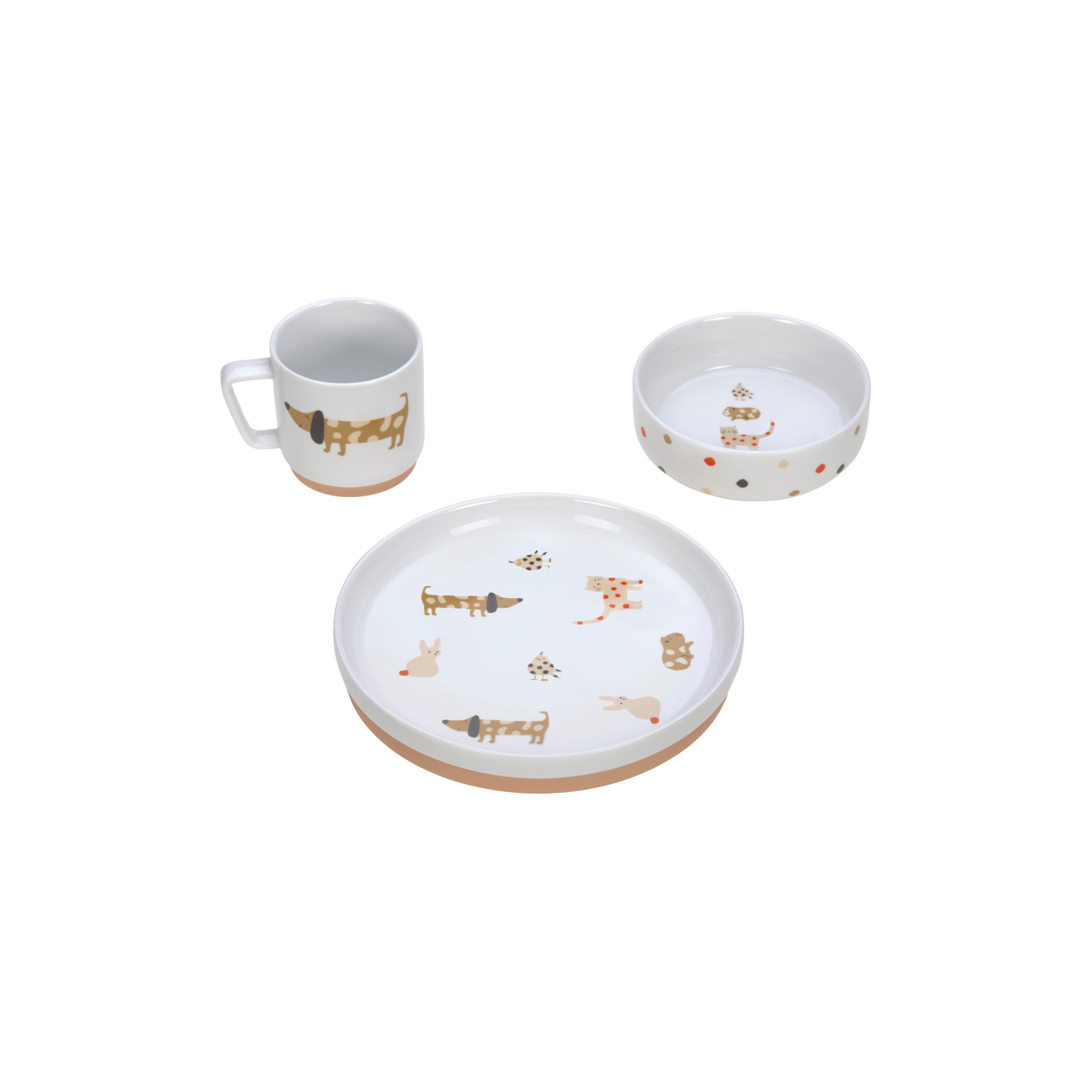 LASSIG 3-Piece Little Mateys Tableware Set-baby-feeding-mealtimeessentials-image-1