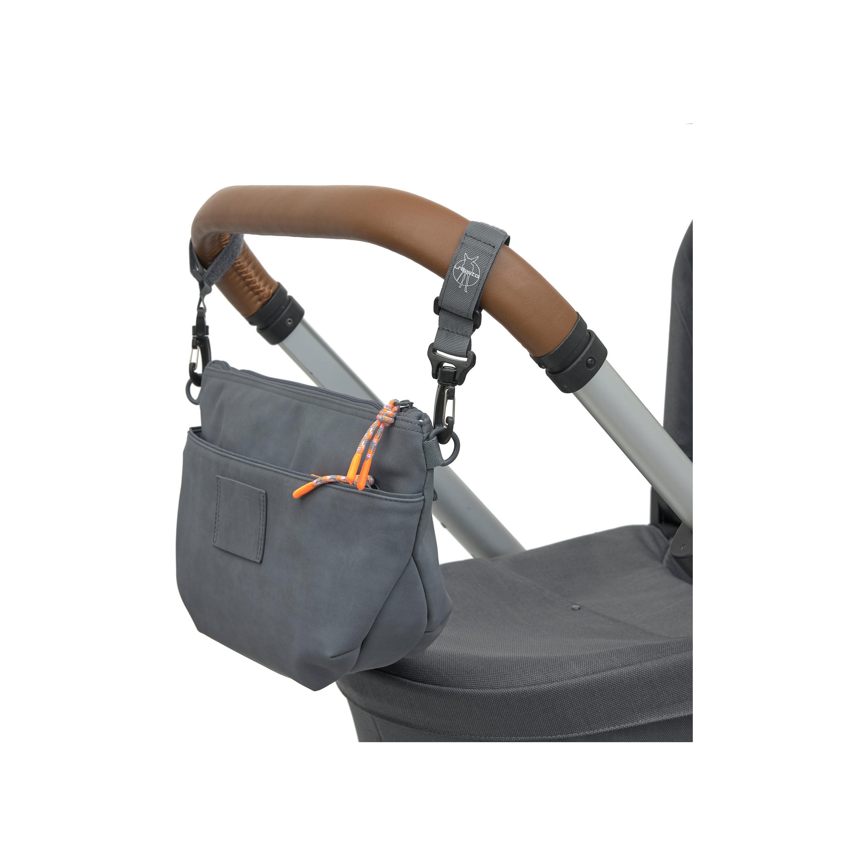 LASSIG Pram Organiser Buggy Bum Bag with 2-Piece Stroller Hooks-baby-diapering-diaperbags-image-6