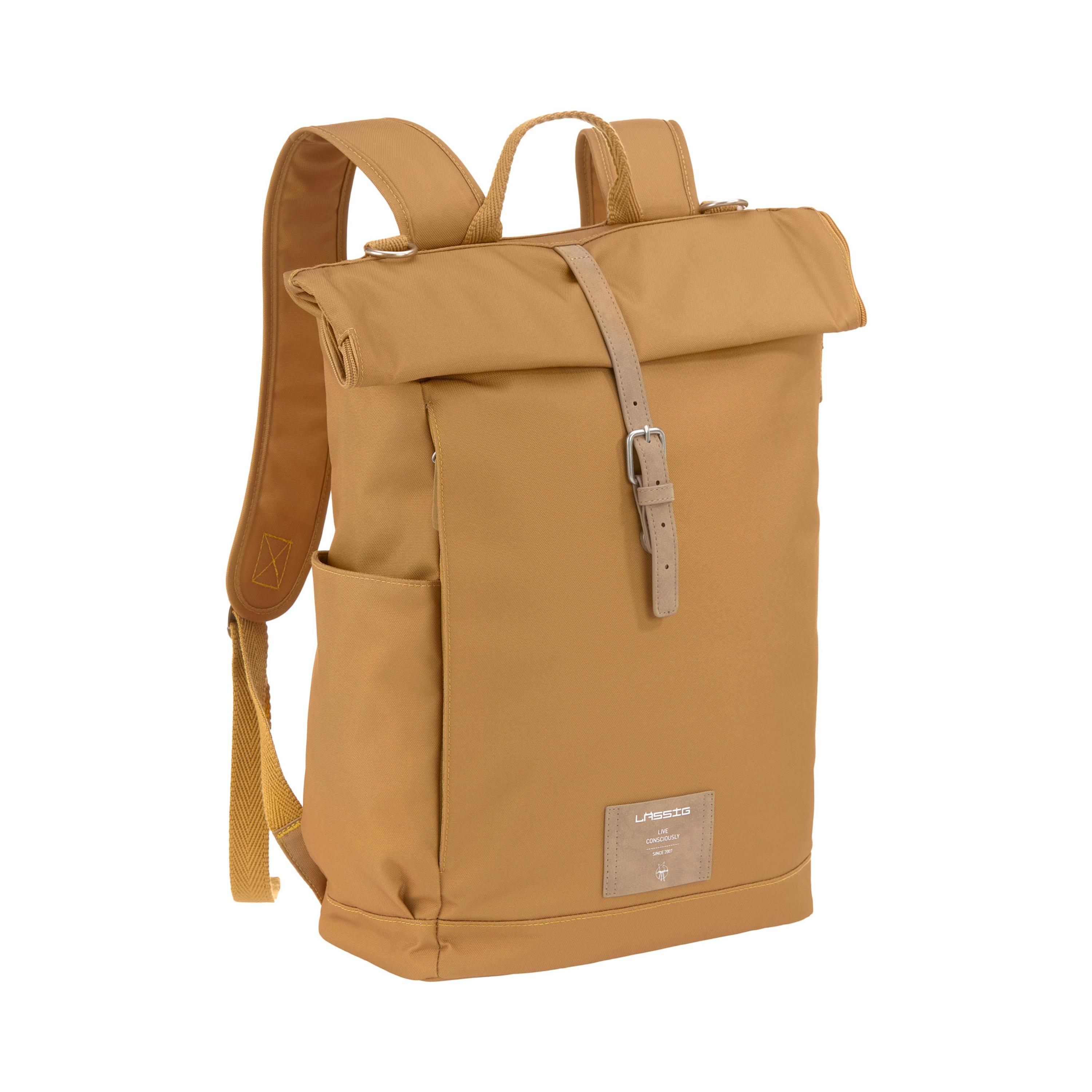 LASSIG GRE Rolltop Backpack with Changing Mat-baby-diapering-diaperbags-image-1