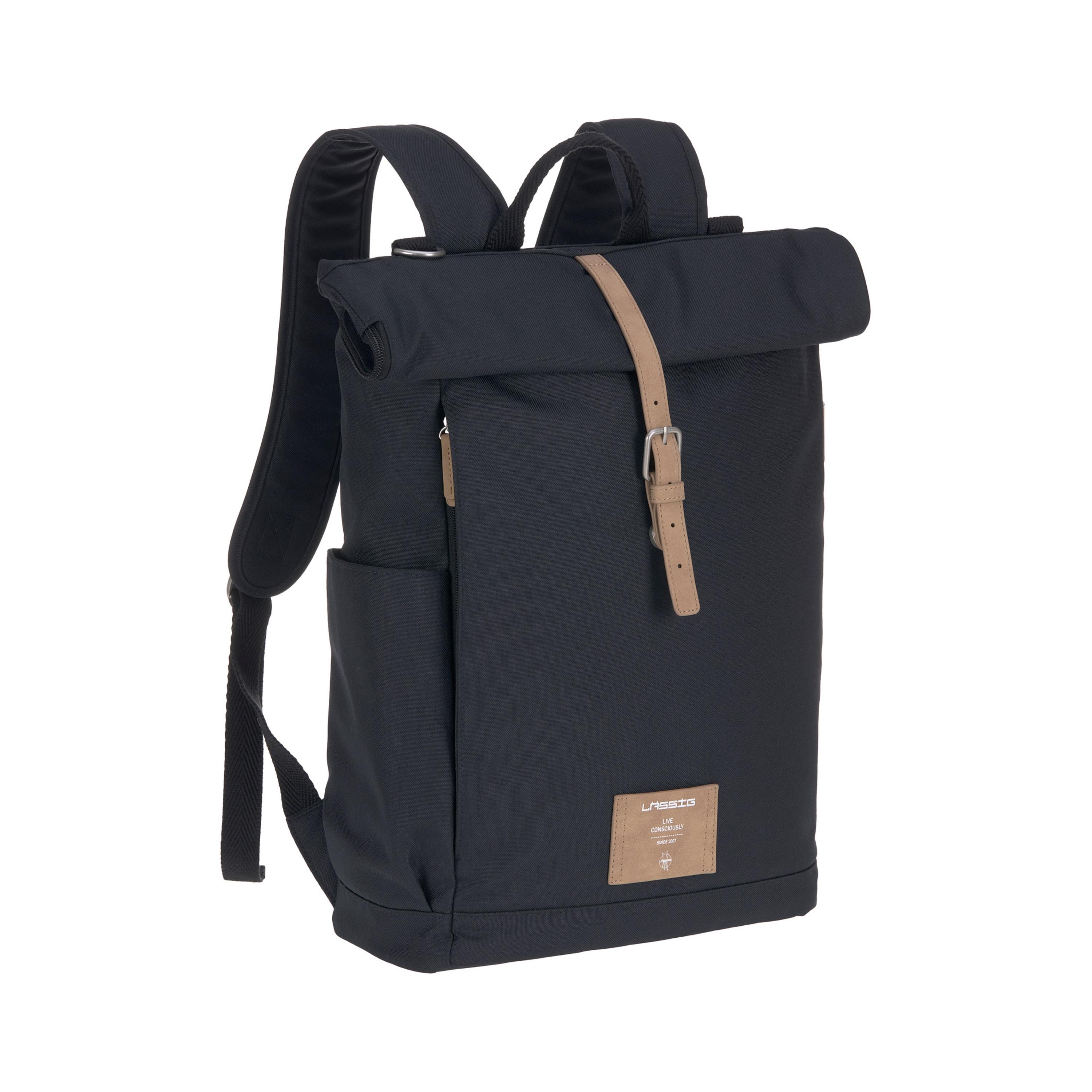 LASSIG GRE Rolltop Backpack with Changing Mat-baby-diapering-diaperbags-image-1