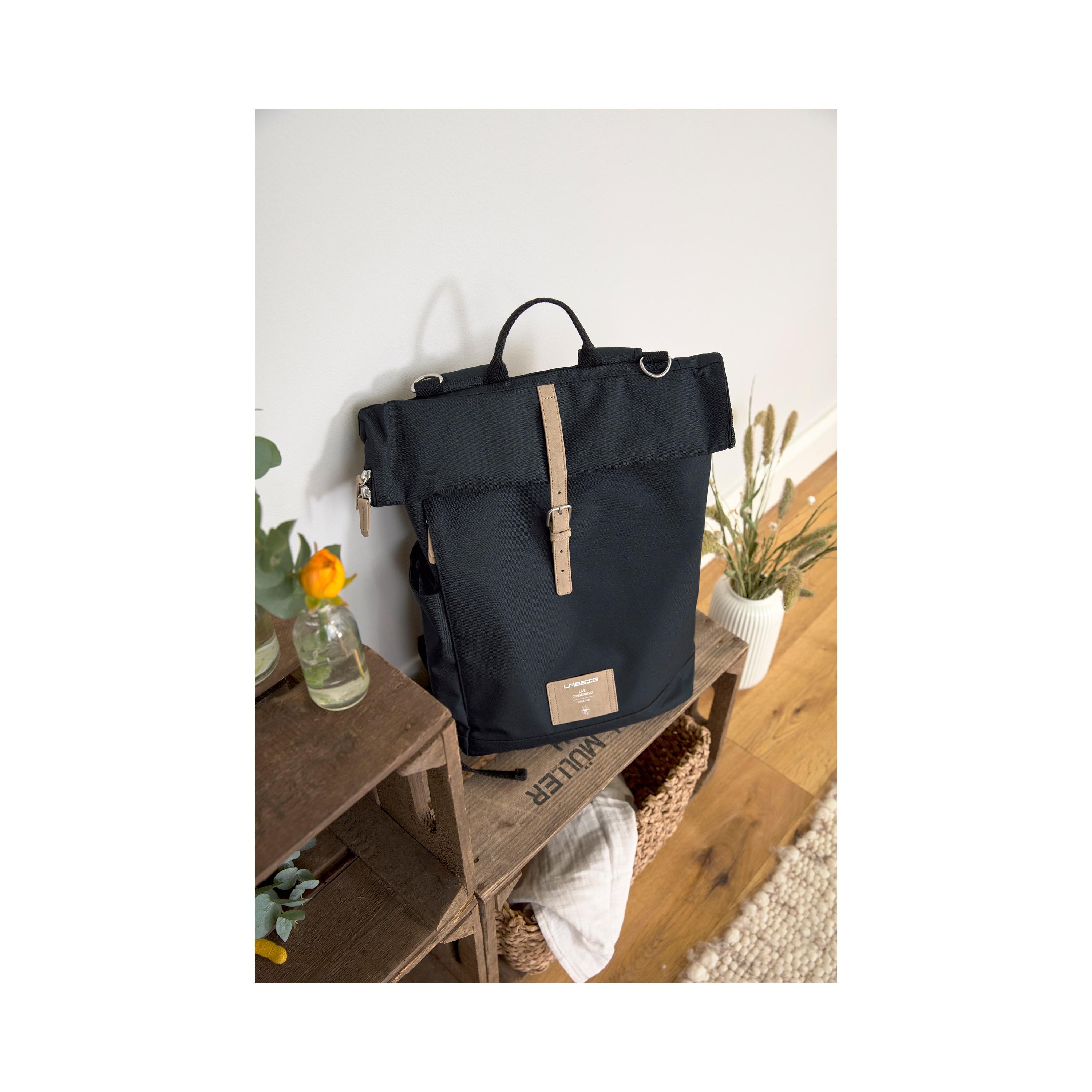 LASSIG GRE Rolltop Backpack with Changing Mat-baby-diapering-diaperbags-image-6