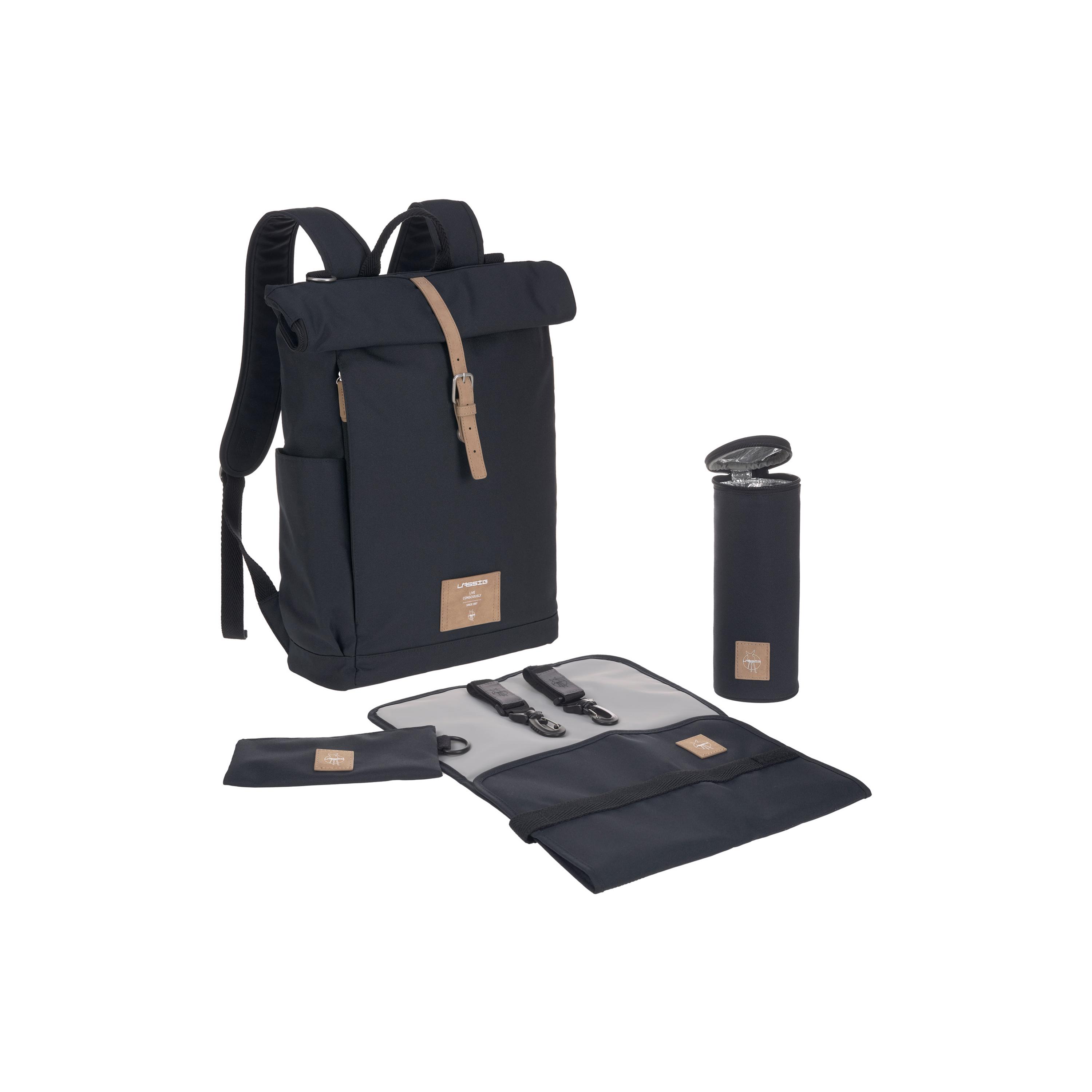 LASSIG GRE Rolltop Backpack with Changing Mat-baby-diapering-diaperbags-image-9