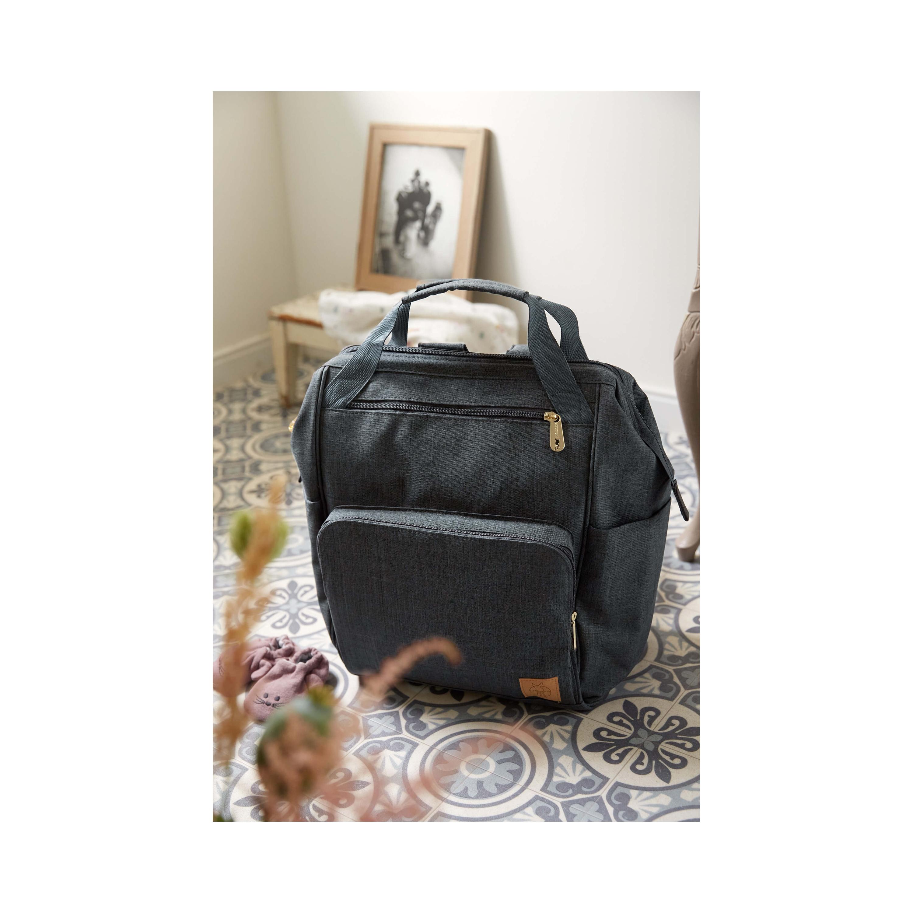 LASSIG GLA Goldie Backpack Diaper Bag with Changing Mat-baby-diapering-diaperbags-image-2