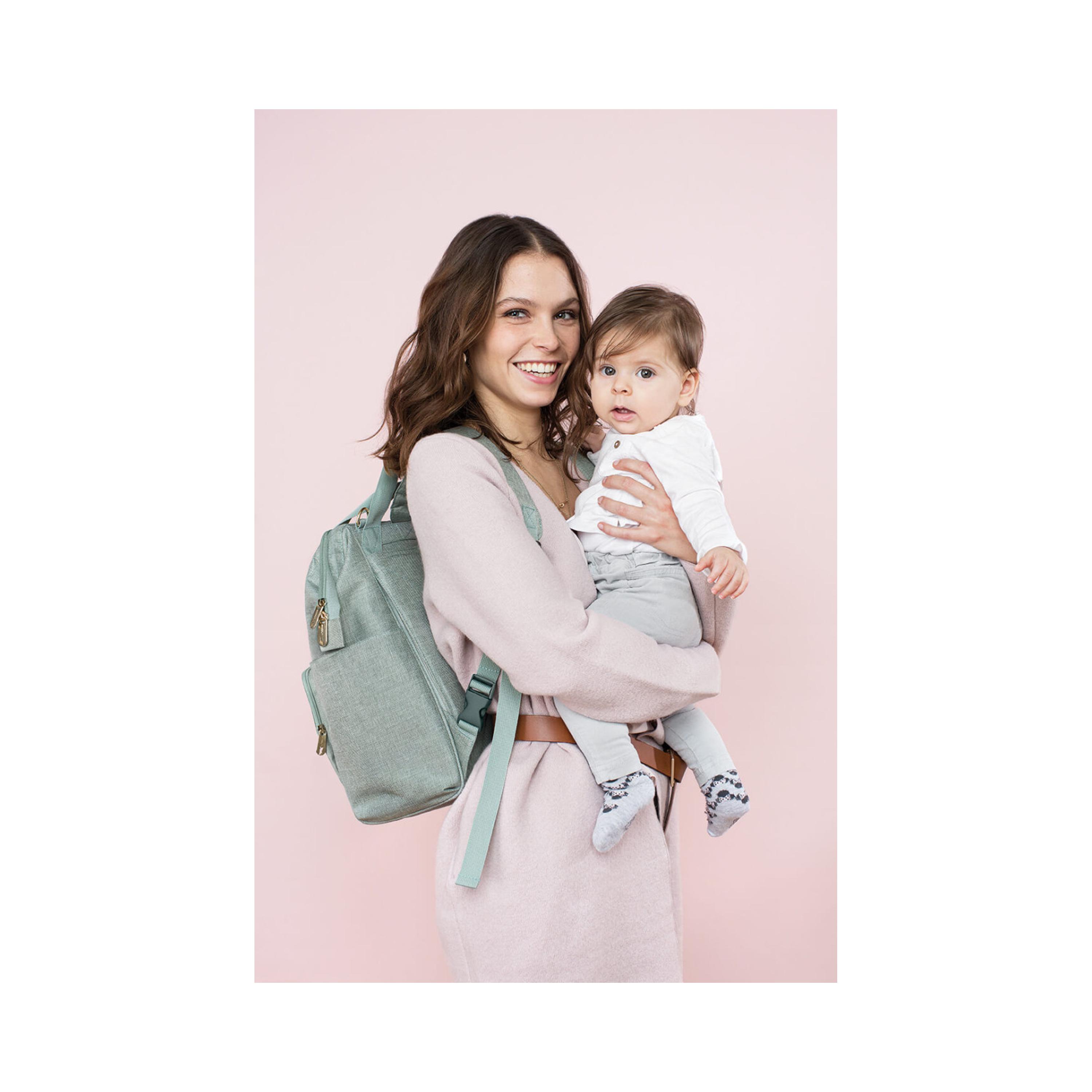 LASSIG GLA Goldie Backpack Diaper Bag with Changing Mat-baby-diapering-diaperbags-image-2