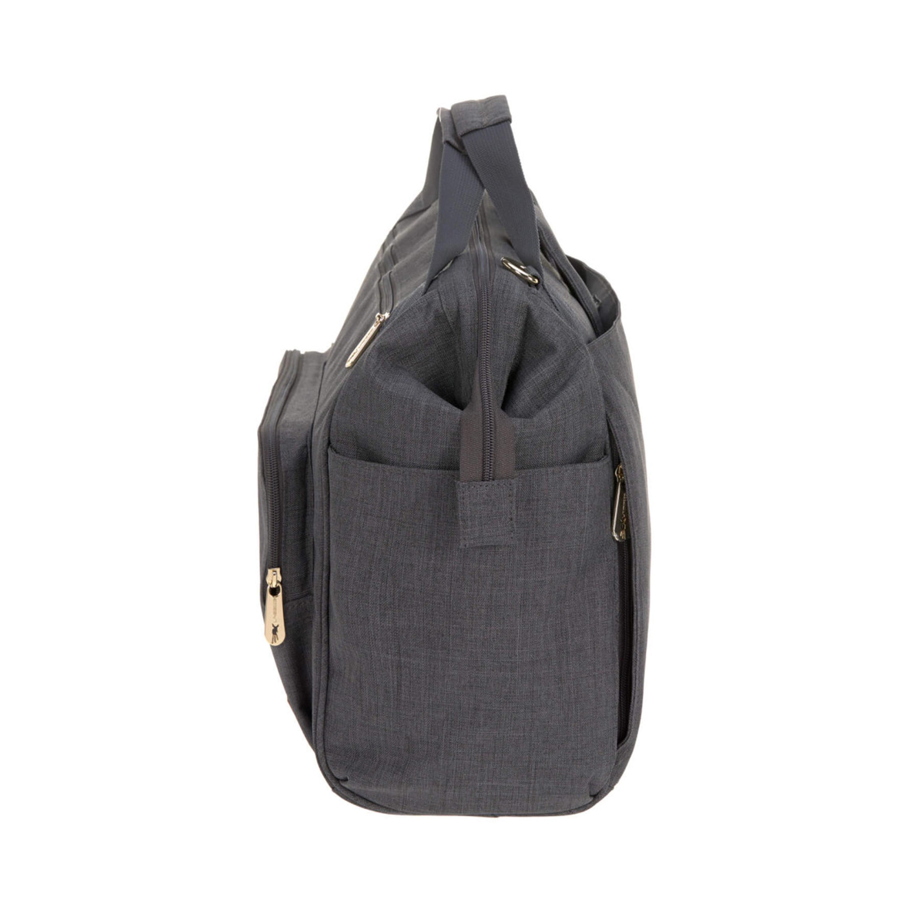 LASSIG GLA Goldie Twin Backpack with Changing Mat - Anthracite-baby-diapering-diaperbags-image-7