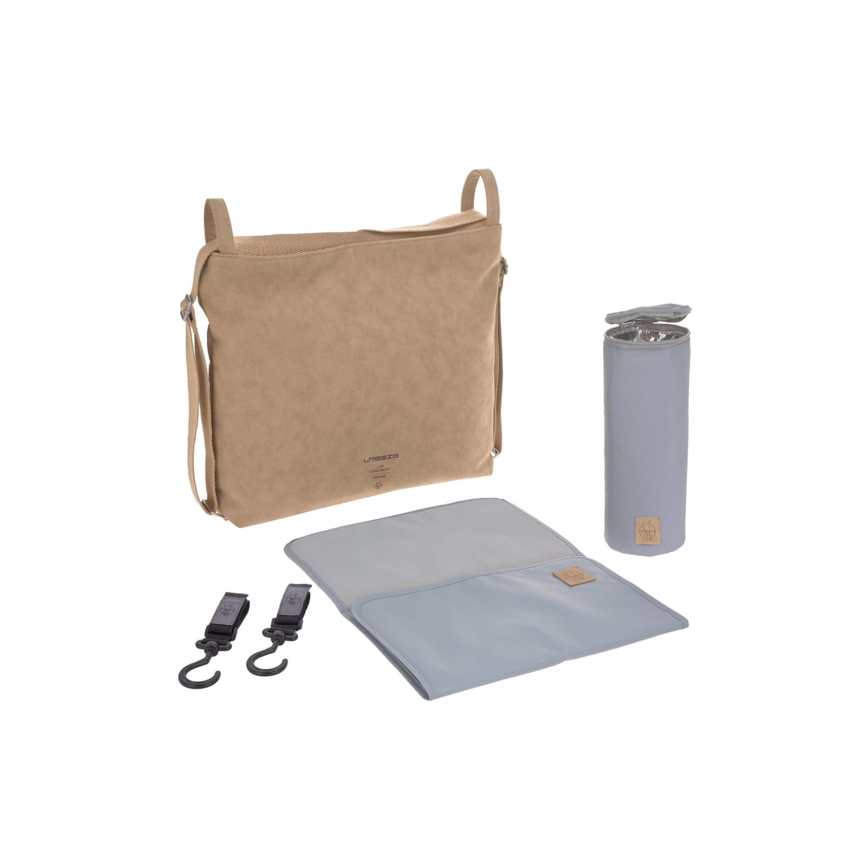 LASSIG Baby Stroller Pram Bag with 2-Piece Stroller Hooks-baby-diapering-diaperbags-image-1