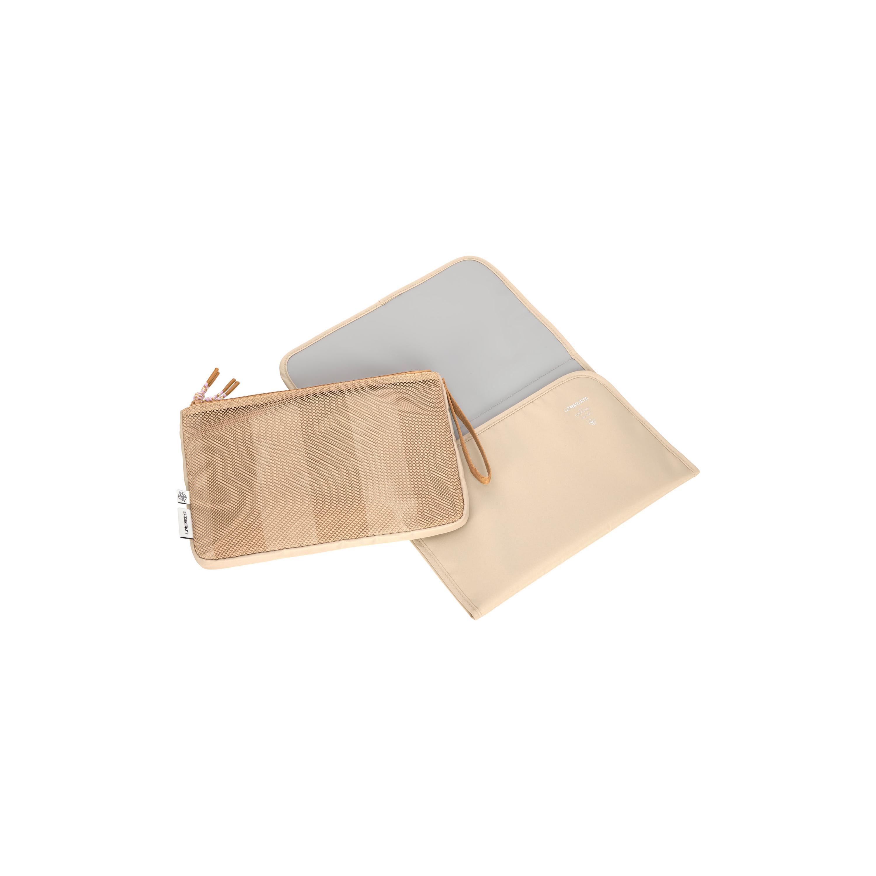 LASSIG CAS Changing Organiser with Changing Mat - Beige-baby-diapering-changingmats-image-3
