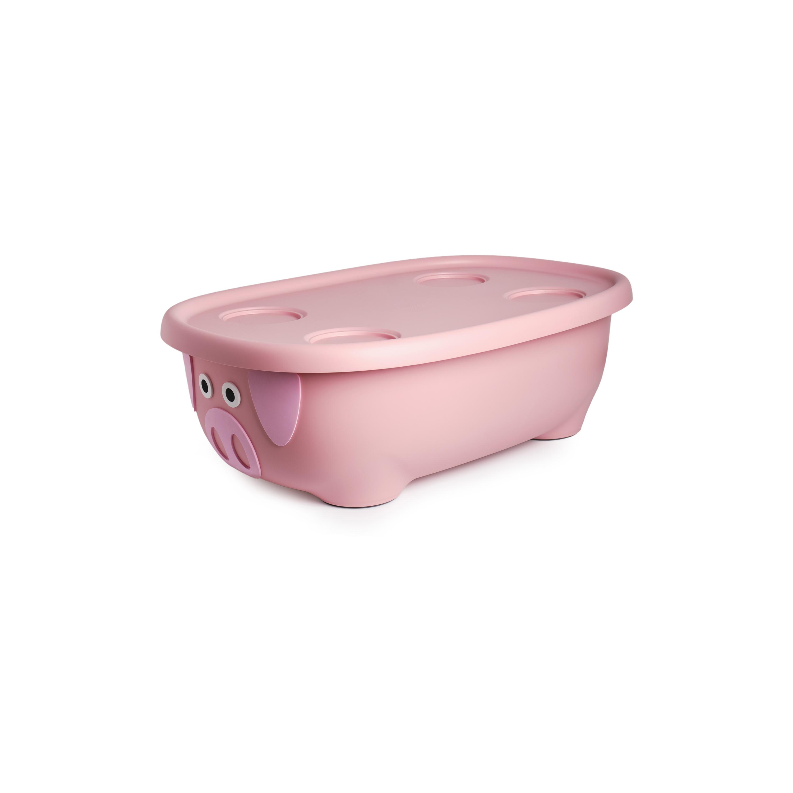 حوض استحمام للأطفال تابيمال مع حمالة وغطاء - خنزير من برينس لايونهارت - وردي-baby-bathandcare-bathtubs-image-1