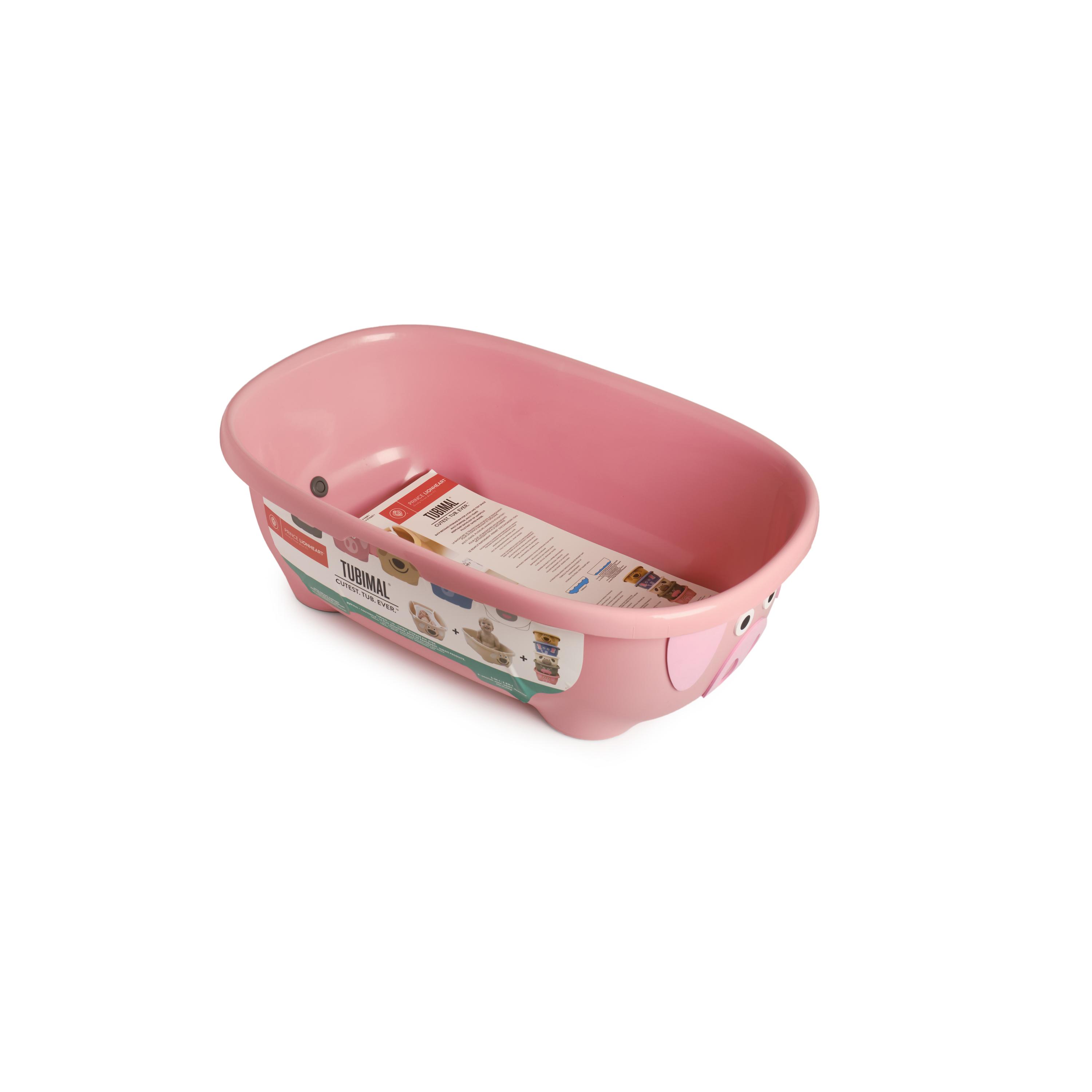 حوض استحمام للأطفال تابيمال مع حمالة وغطاء - خنزير من برينس لايونهارت - وردي-baby-bathandcare-bathtubs-image-2