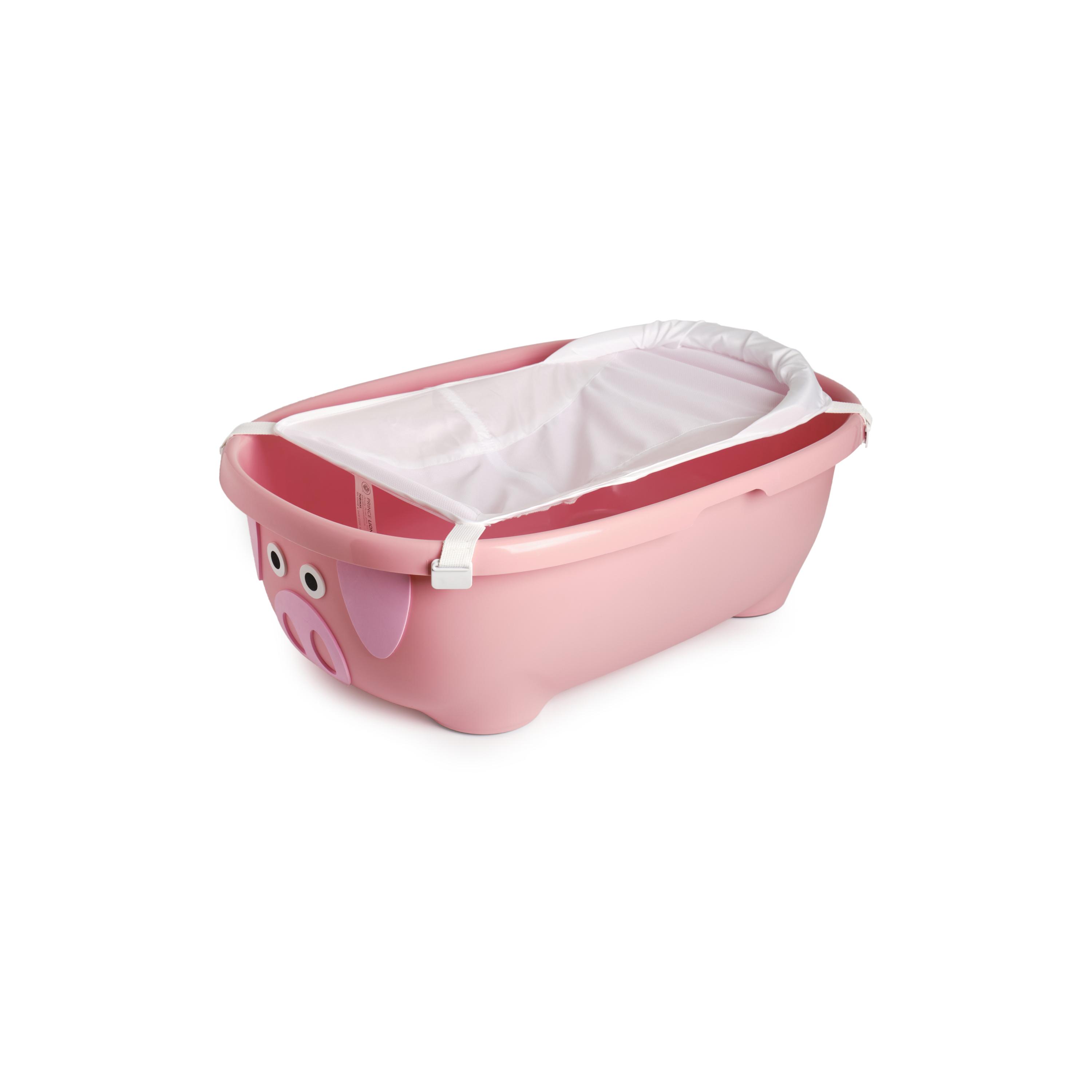 حوض استحمام للأطفال تابيمال مع حمالة وغطاء - خنزير من برينس لايونهارت - وردي-baby-bathandcare-bathtubs-image-3