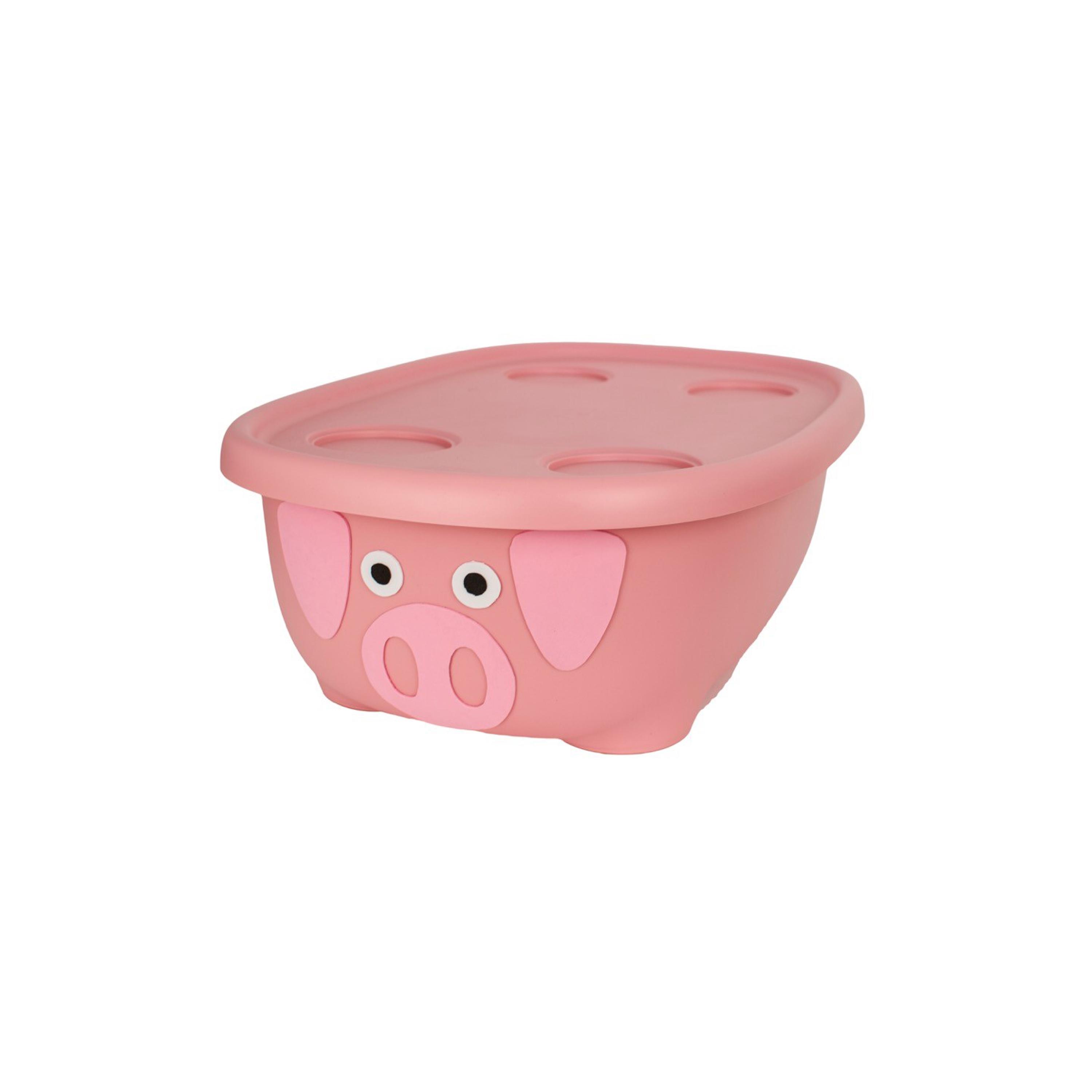 حوض استحمام للأطفال تابيمال مع حمالة وغطاء - خنزير من برينس لايونهارت - وردي-baby-bathandcare-bathtubs-image-4