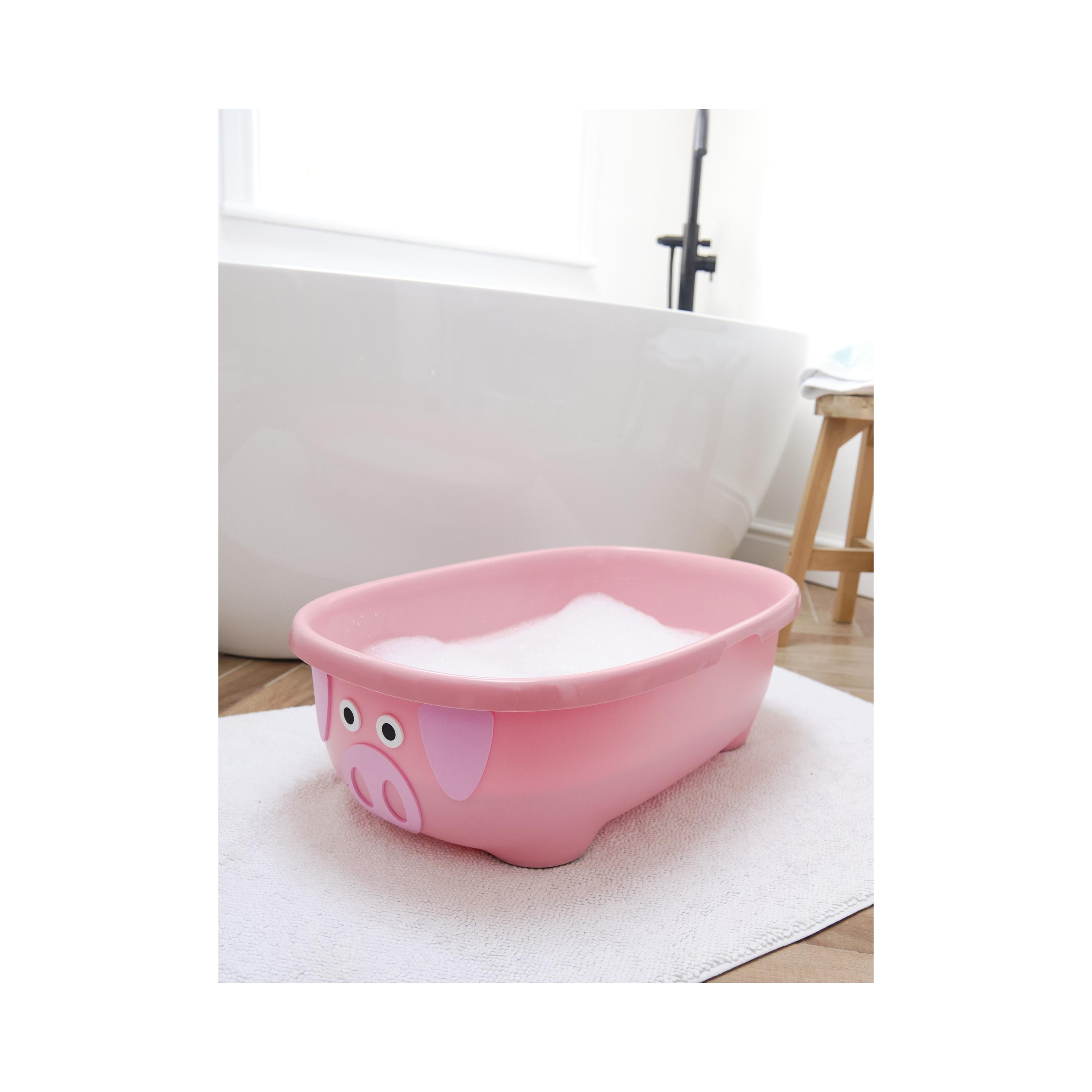 حوض استحمام للأطفال تابيمال مع حمالة وغطاء - خنزير من برينس لايونهارت - وردي-baby-bathandcare-bathtubs-image-6