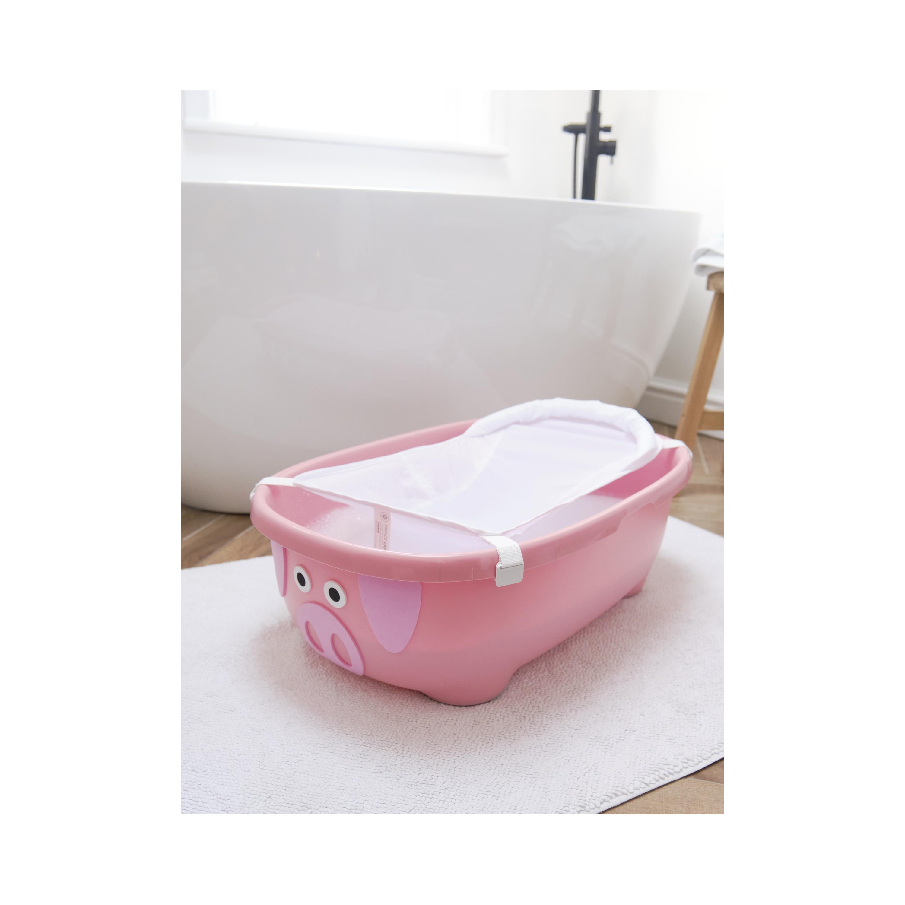 حوض استحمام للأطفال تابيمال مع حمالة وغطاء - خنزير من برينس لايونهارت - وردي-baby-bathandcare-bathtubs-image-8